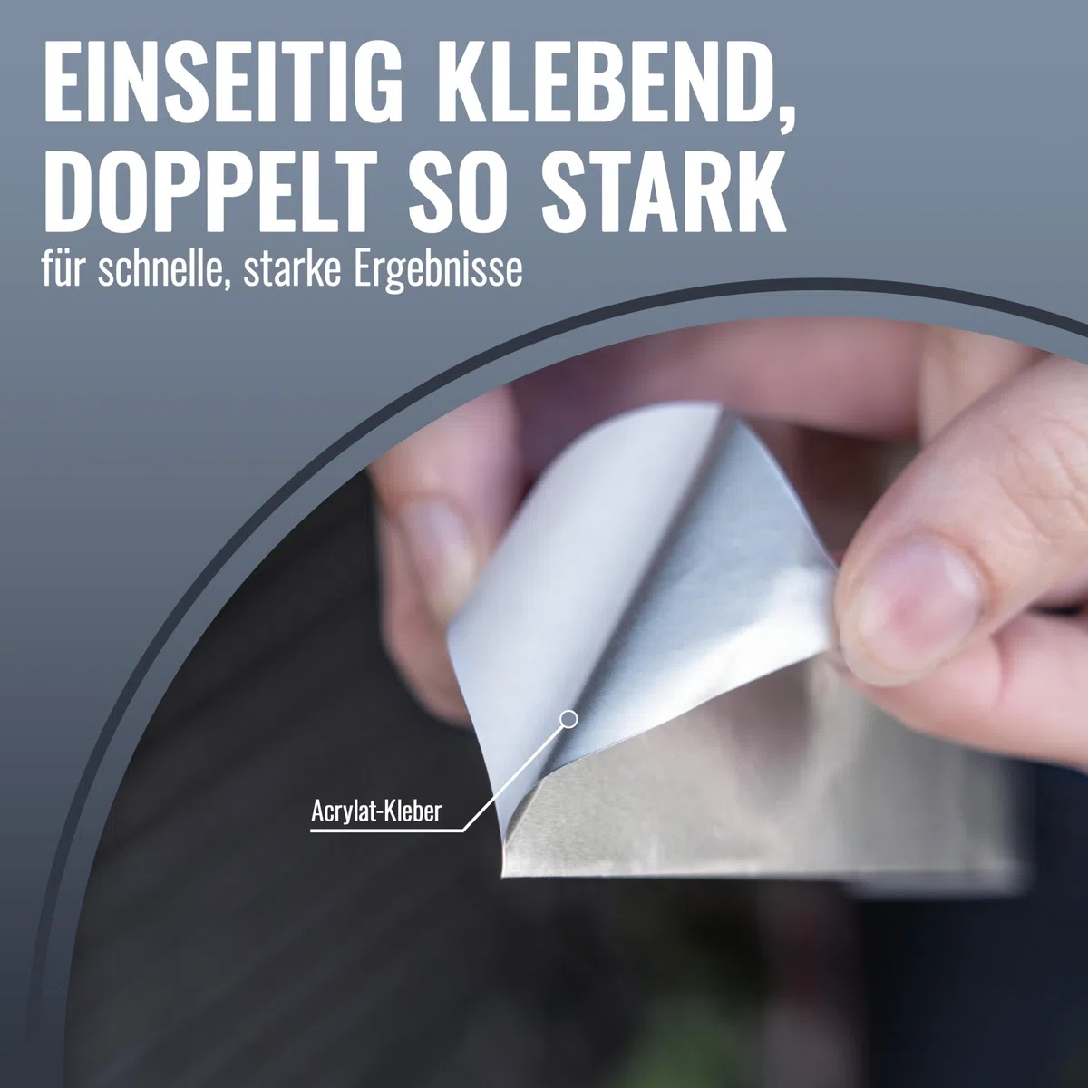 POPPSTAR Aluminium-Klebeband hitzebeständig (50m x 48mm) Aluklebeband für Dämmung & als Dampfsperre für Spülmaschine, Arbeitsplatte, Dachrinne