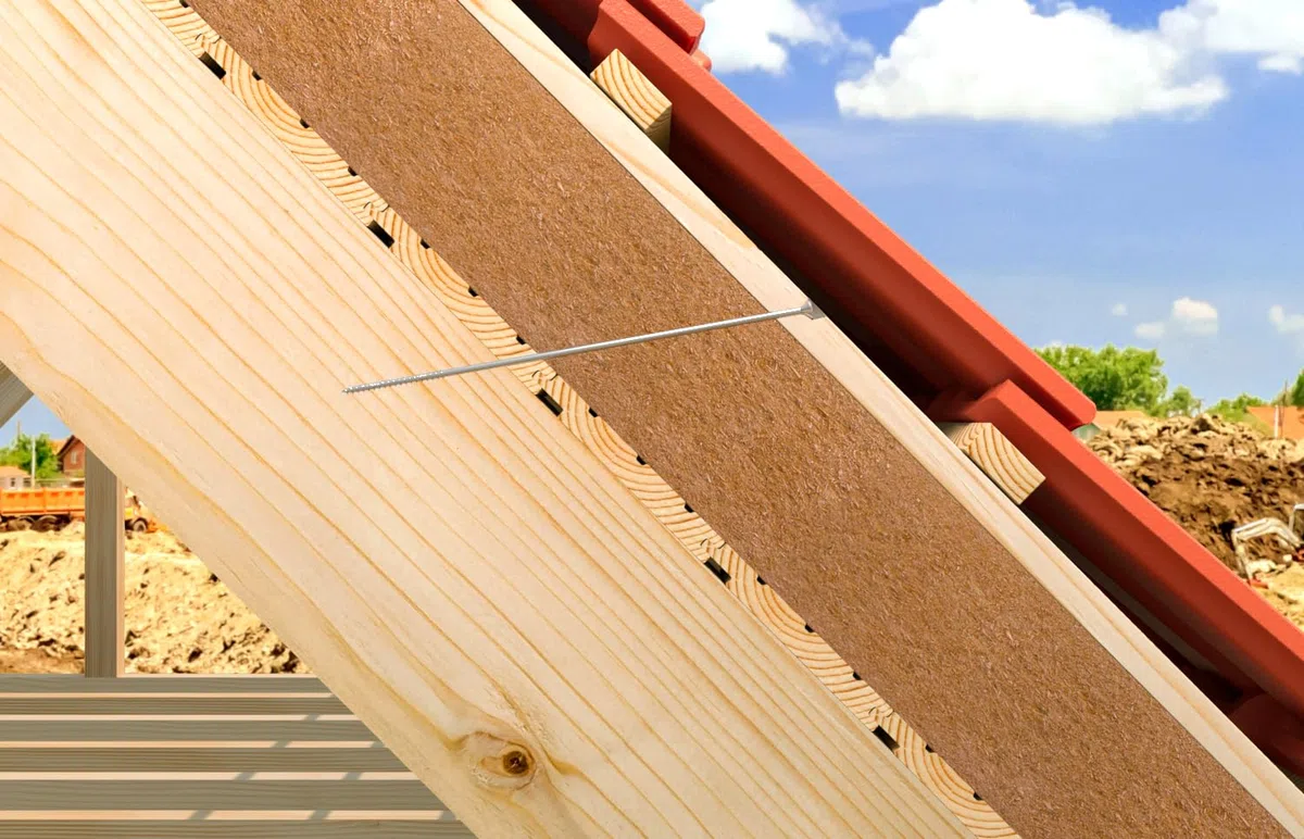 fischer PowerFast II CTP 8,0 x 120, kraftvolle Holzbauschraube mit Senkkopf, Innenstern-Aufnahme und Teilgewinde, für den konstruktiven Holzbau, 50 Stk.