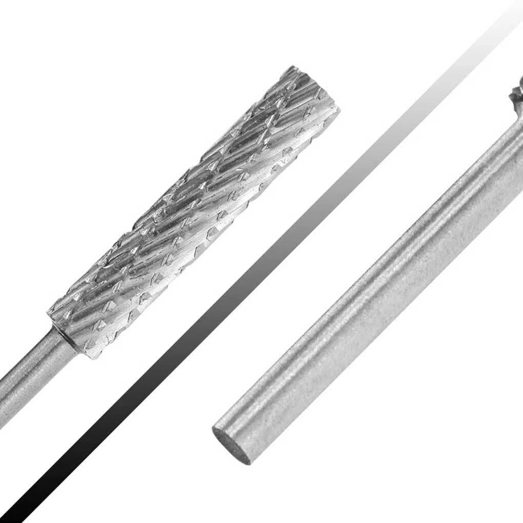 Rotary Burs Feile Hochgeschwindigkeitsstahl Professionelles Zuhause Aluminium Kupfer Eisen Fräsen Hobel Bohrer Power Gravur Schweißen, 3 * 5 * 35 * 60