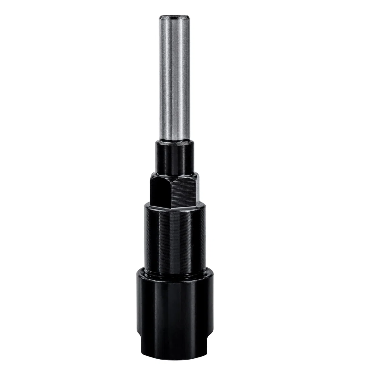 Verlängerung Spannzange für Fräser 8mm - Spannfutter für Holzbearbeitung Rundschaft Trimmen Gravurmaschine - Schwarz