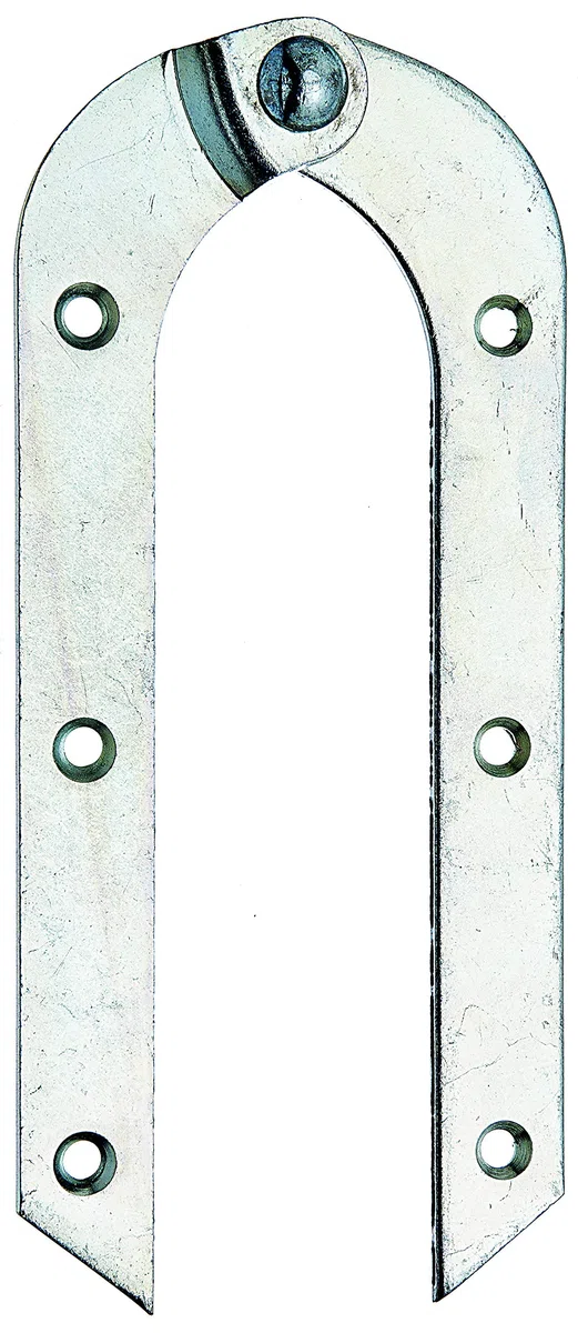 Alberts 341503 Leiterband | gebogen | verzinkt | Größe 200 x 21 mm