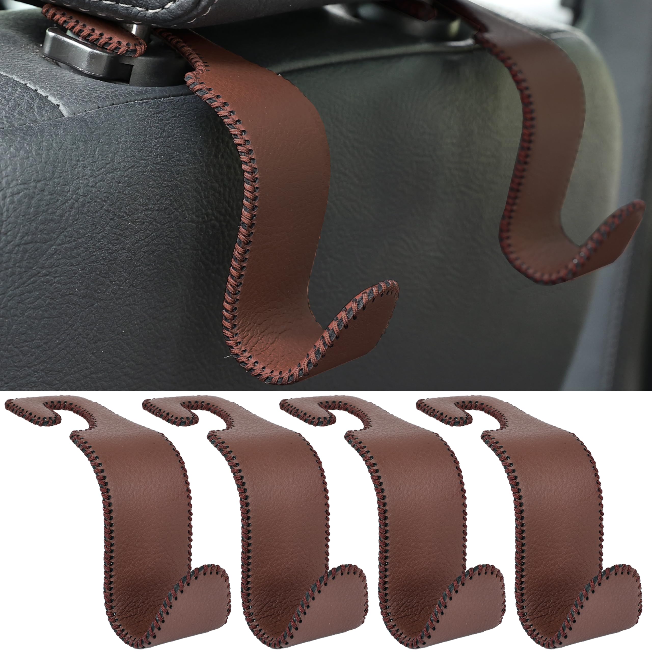 Elegant Vehicle Headrest Hooks