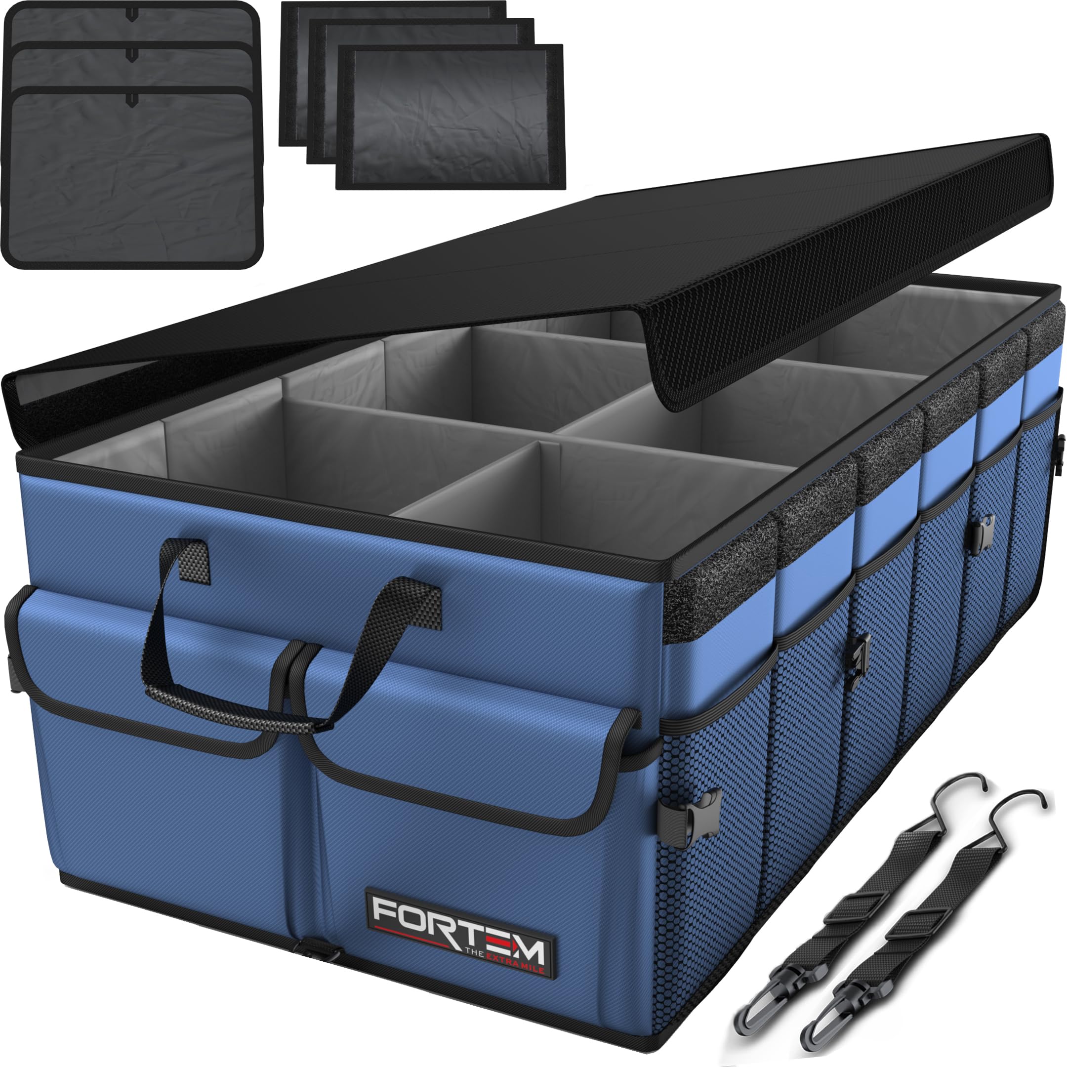 Refined Collapsible Trunk Organizer with Lid