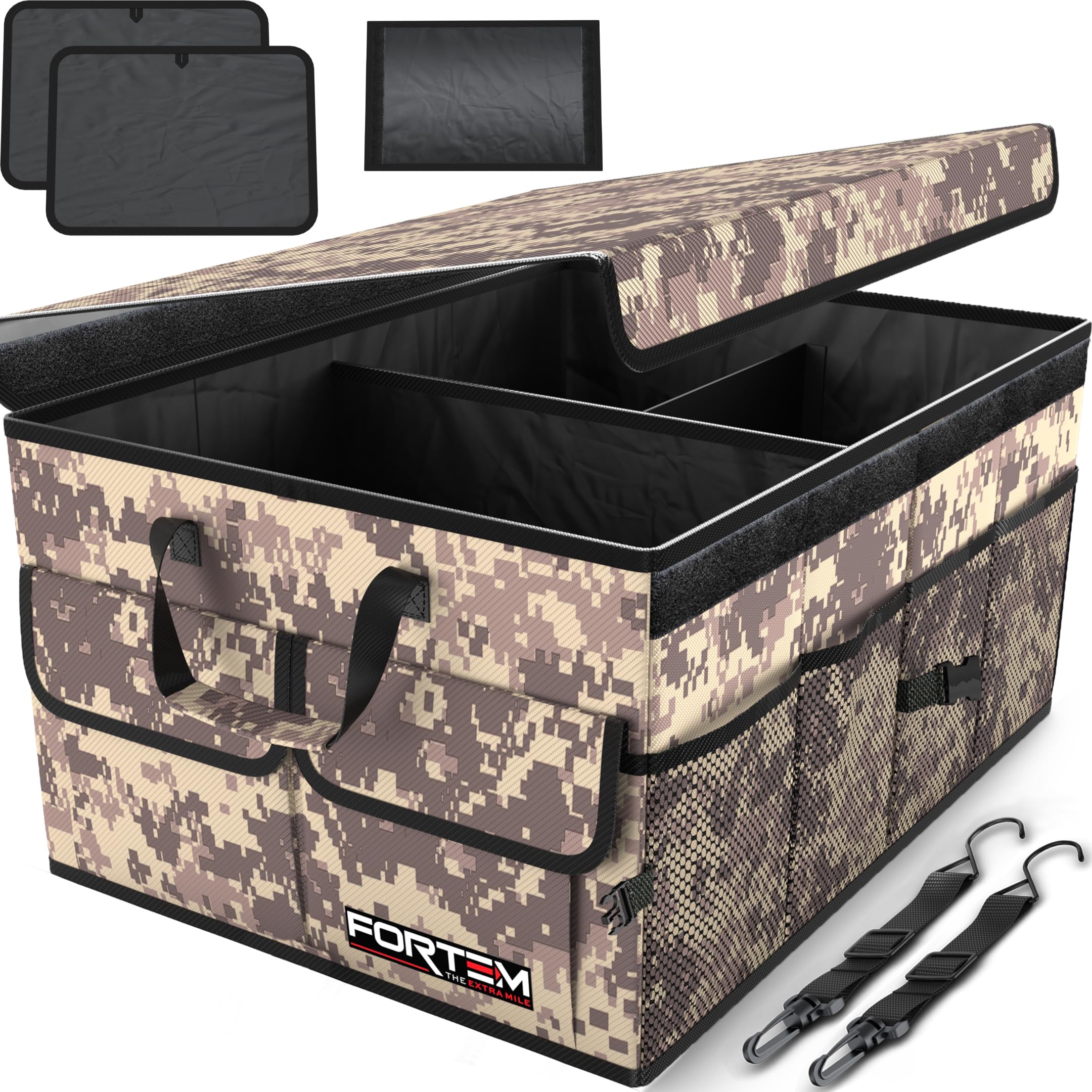 Refined Collapsible Trunk Organizer with Lid