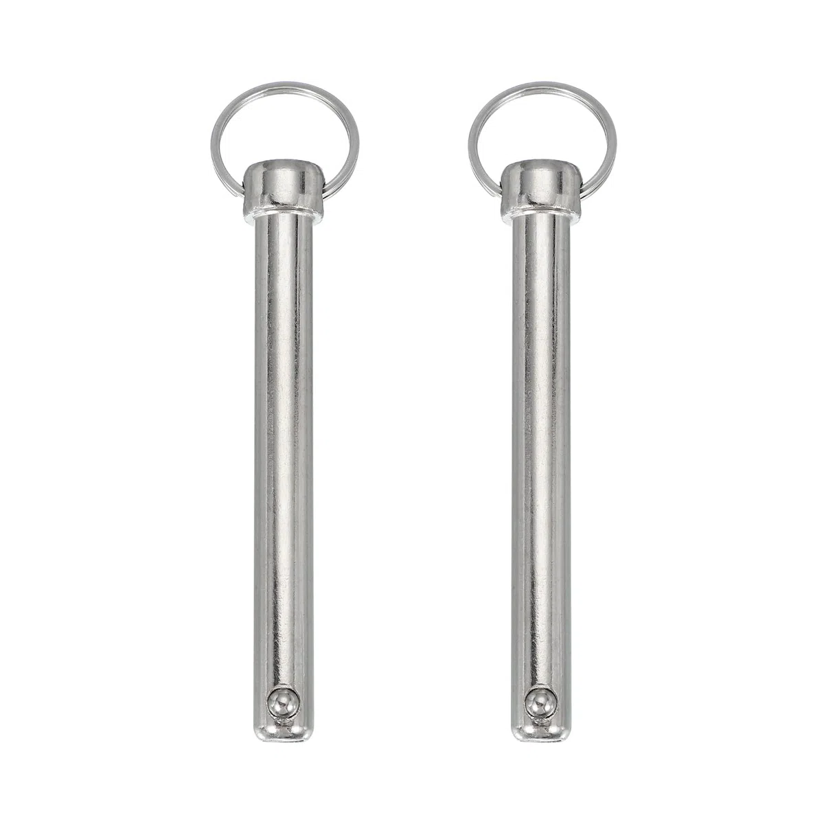 QUARKZMAN Schnellspannstift, Durchmesser 1/2" (12mm) Nutzlänge 3,62" (92mm) Gesamtlänge 5,16" (131mm) Bimini Top Pin Marine Hardware Kohlenstoffstahl für Bootszubehör, Packung mit 2