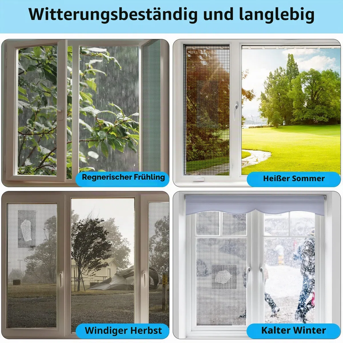 Secopad Fliegengitter Reparatur Klebeband, 5 cm x 9 m Fliegengitter Reparatur Set, Wasserdichtes Netz-Reparaturpflaster, Schwarz