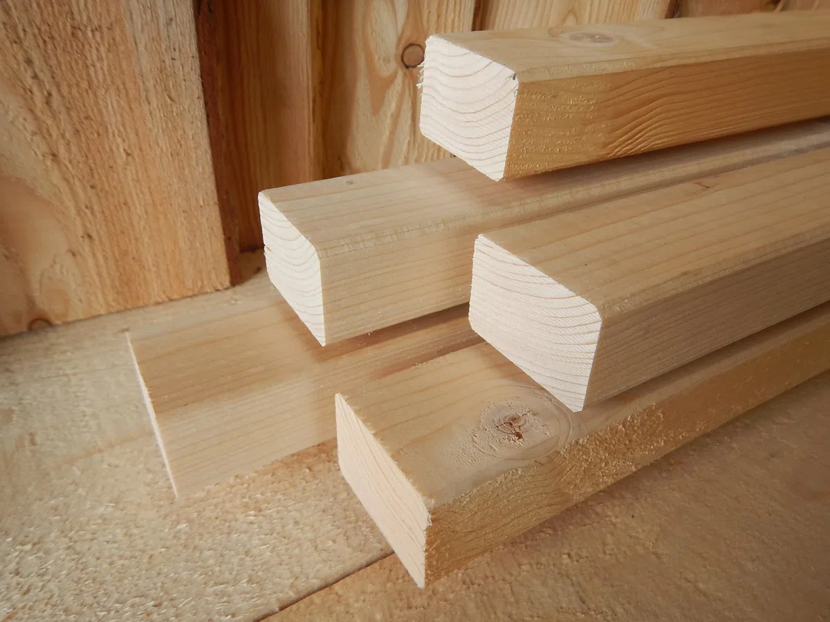Fichte 60x40mm KVH Nsi gehobelt KANTHOLZ BALKEN SCHALUNG HOLZ BAUHOLZ 10cm LÄNGE (10)