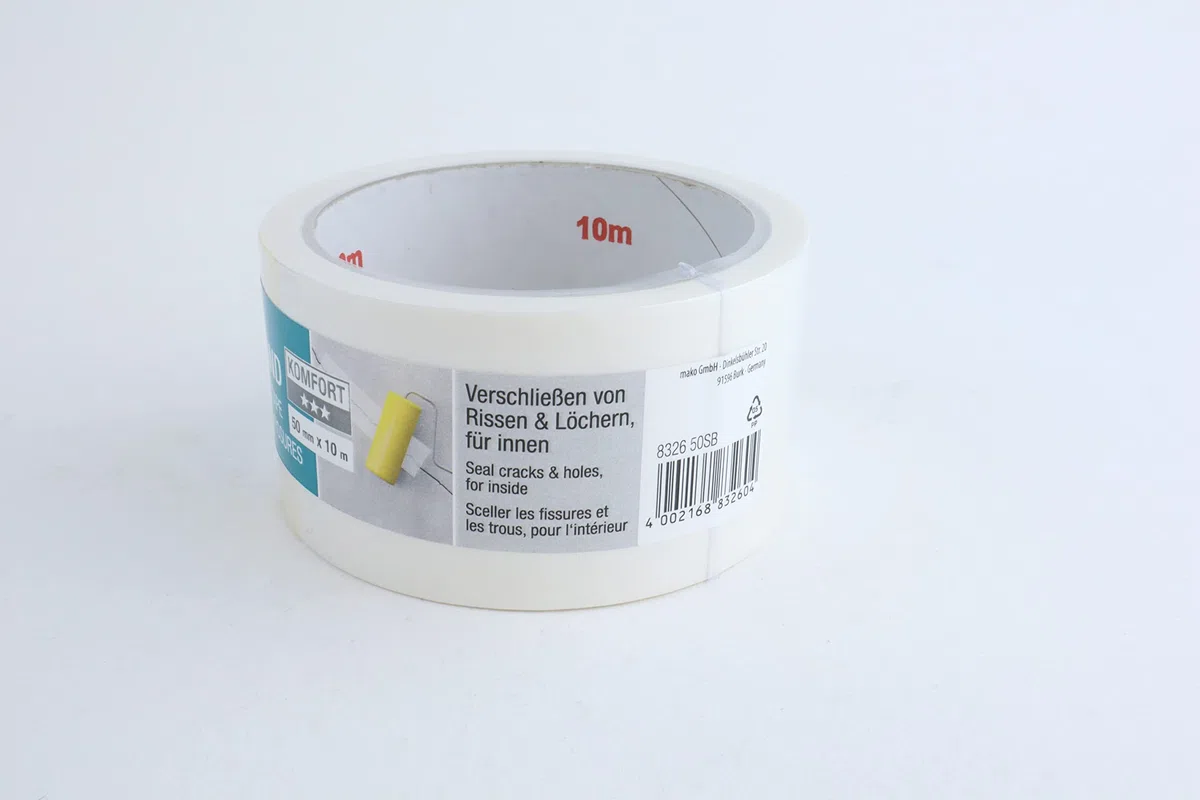 MAKO Anti-Rißband, Wandreparaturband, Gelb, 10m x 50mm