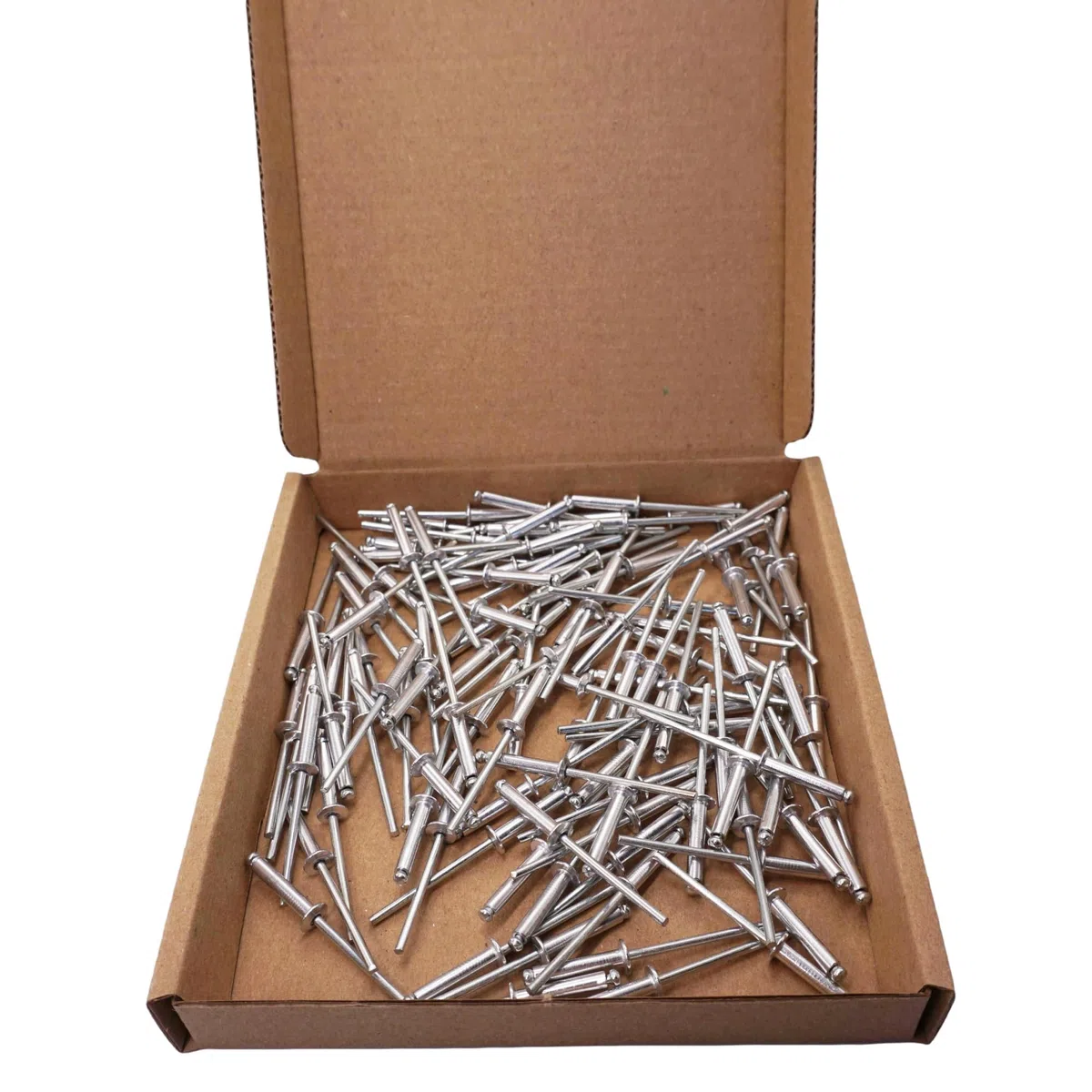 SKIR'CO (100 Stück) Aluminium Blindnieten 3,0 x 16 mm Stahldorn Popnieten Kuppelkopf DIN 7337 Nieten