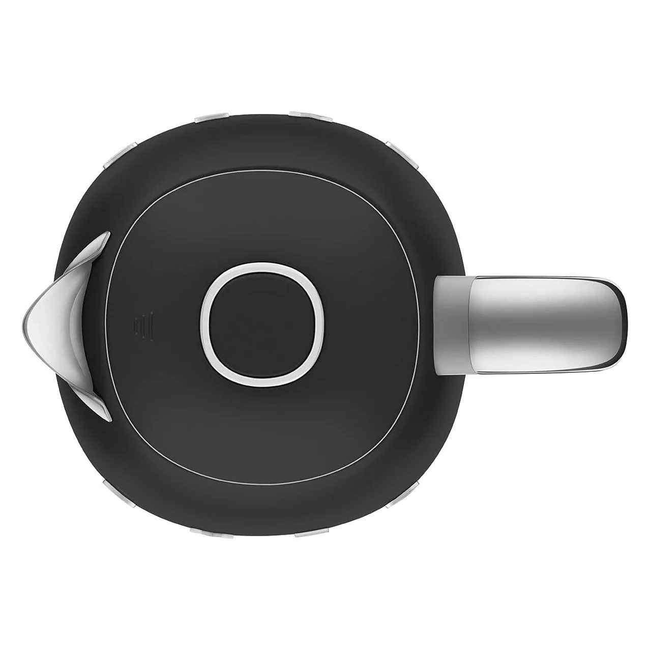 Electric Kettle 1.7L (7 Cup), Retro Hot Water Boiler for Tea & Coffee, Fast Boiling, Auto Shut-Off, Soft Open Lid, 360° Swivel Base Countertop Kettle – Matte Black (Renewed)