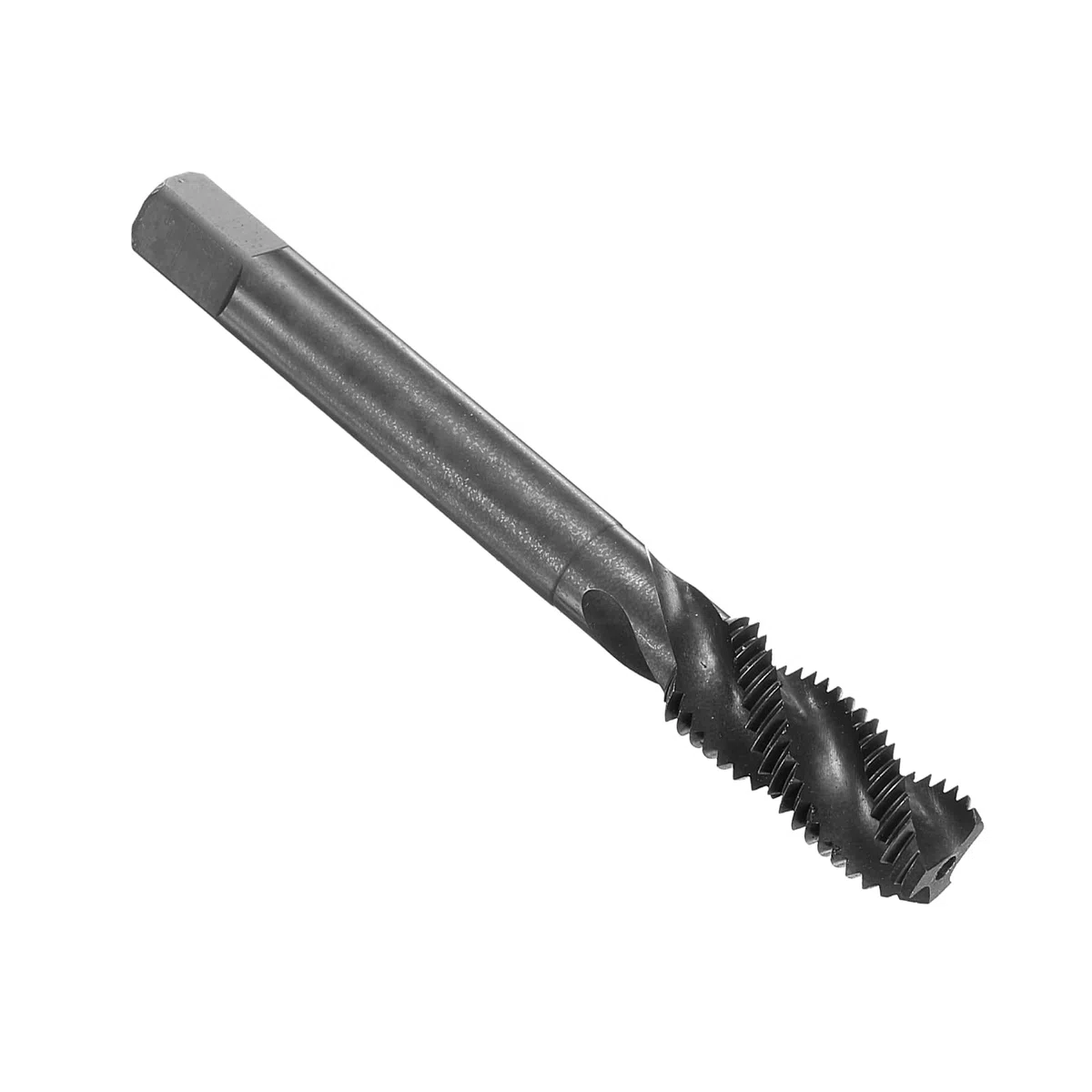 QUARKZMAN Metrisch Gewindeschneider M10 x 1,25 Gewindebohrer HSS6542 Hochwertiger Nitrierbeschichtete Gewindeschneider Schwarz - 1 Stück