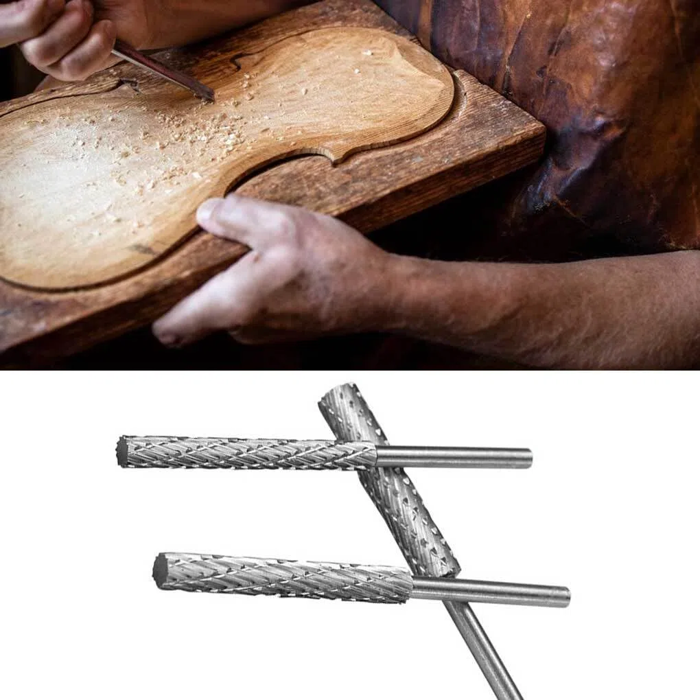 Rotary Burs Feile Hochgeschwindigkeitsstahl Professionelles Zuhause Aluminium Kupfer Eisen Fräsen Hobel Bohrer Power Gravur Schweißen, 3 * 5 * 35 * 60