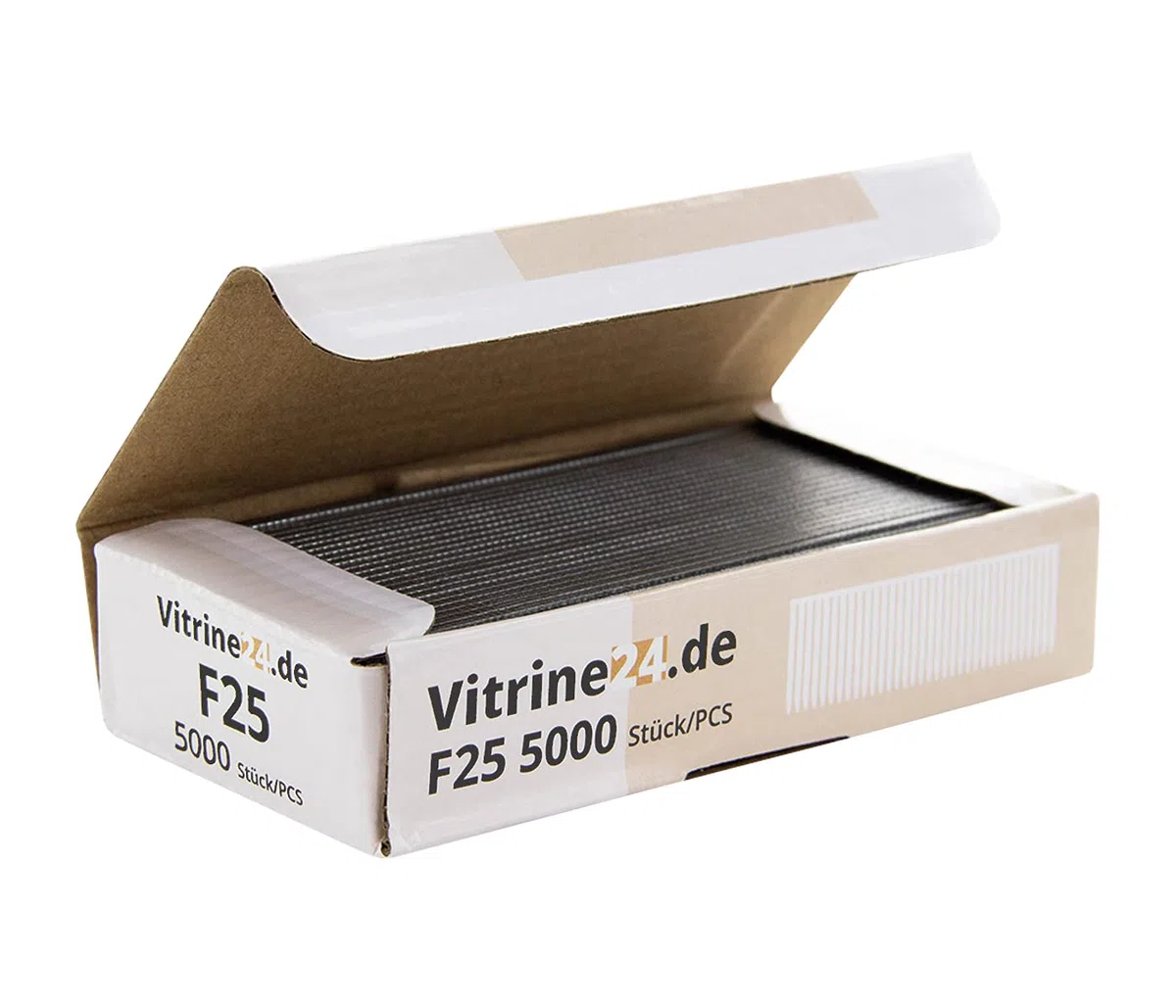 Stiftnägel Druckluft Nägel 10 15 20 25 30 40 50 mm Druckluft Tacker Nagelpistole Druckluftnagler Stauchkopfnägel Nagler Stauchkopfstifte Drucklufttacker (MKS-F25)