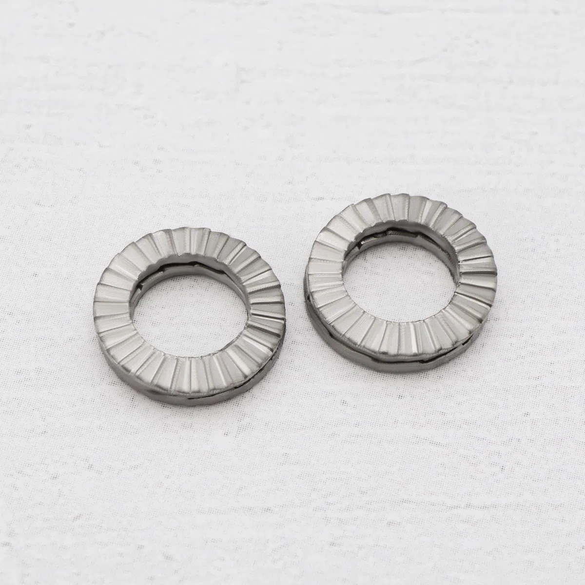 ECSiNG 20 Stück M6 Keilscheiben aus Manganstahl Doppelstapel-Sicherungsscheiben Außendurchmesser 10,8 Mm Dicke 2 Mm Zur Druckverteilung von Schrauben Und Muttern