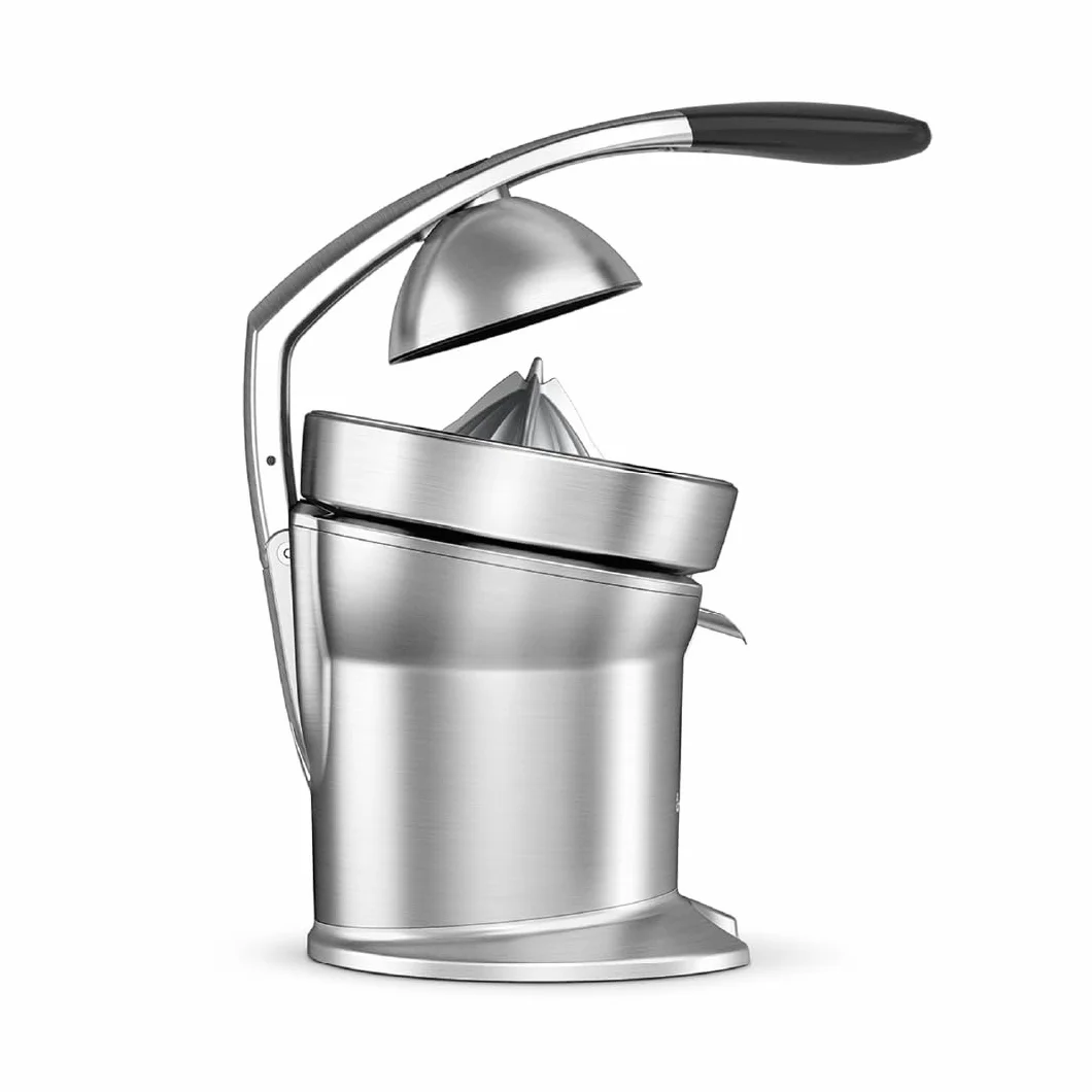 Breville 800CPXL Citrus Press Pro Juicer Machine, Brushed Stainless Steel | Squeeze fresh juice from oranges, lemons, limes and grapefruit with a sturdy die-cast lever-arm and adjustable pulp control