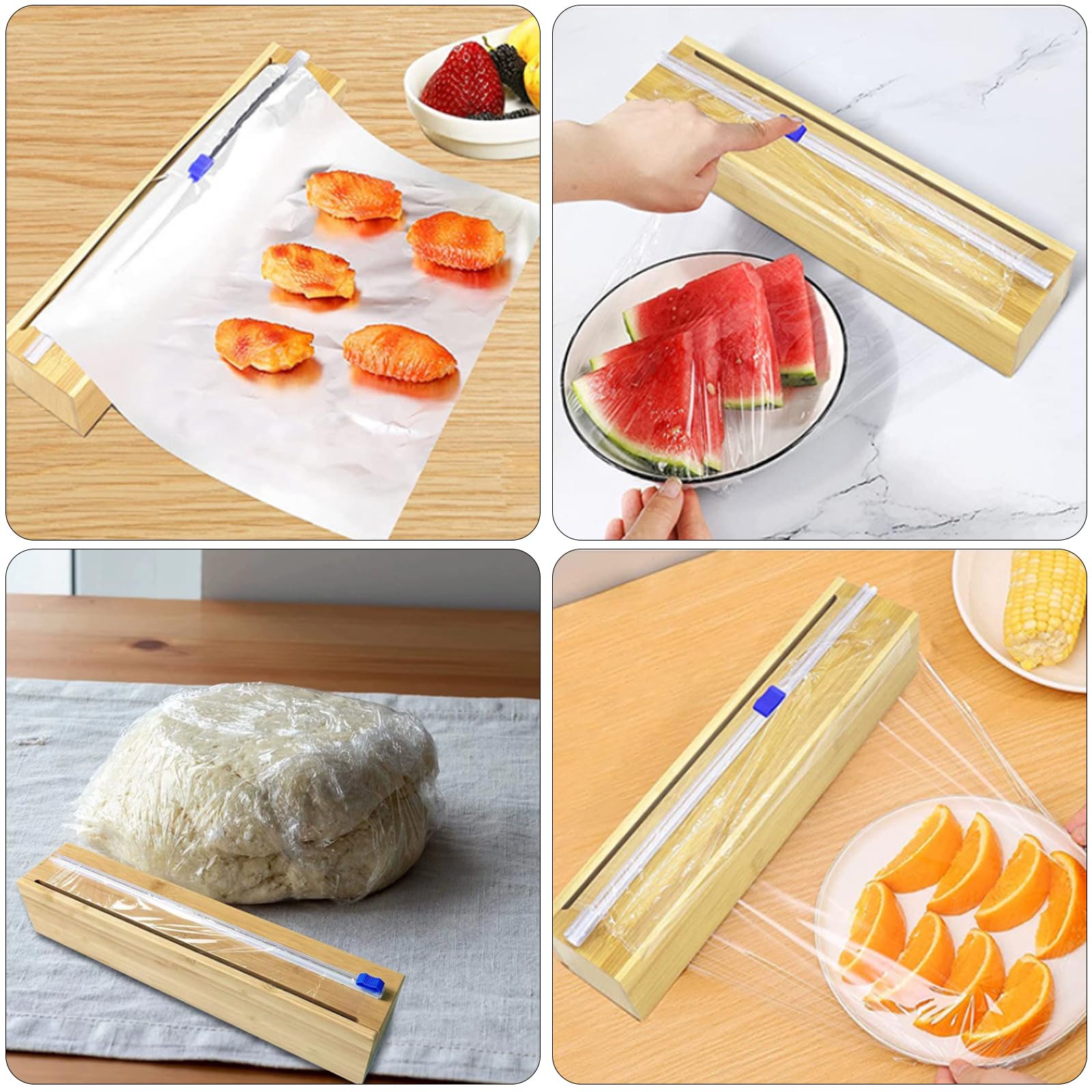 Bamboo Film & Foil Dispenser with Cutter