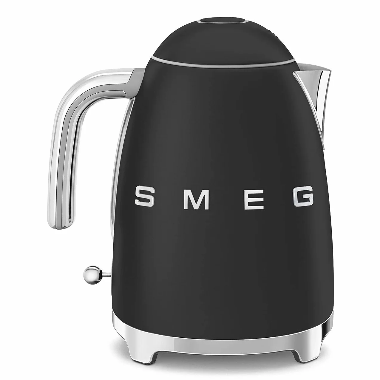 Electric Kettle 1.7L (7 Cup), Retro Hot Water Boiler for Tea & Coffee, Fast Boiling, Auto Shut-Off, Soft Open Lid, 360° Swivel Base Countertop Kettle – Matte Black (Renewed)