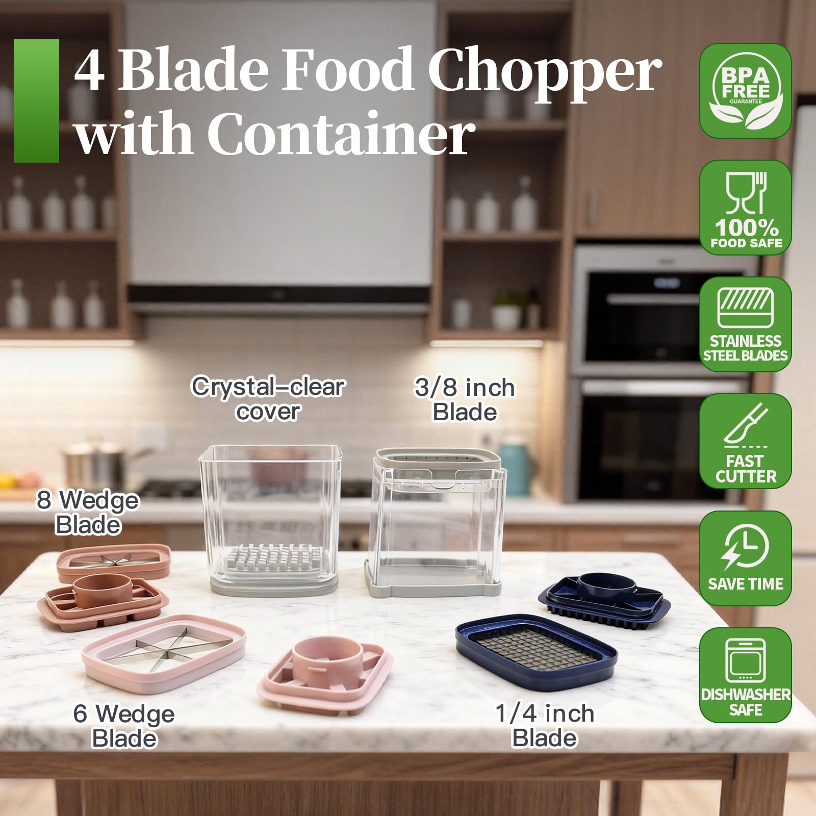 Multi-Blade Produce Prep Tool