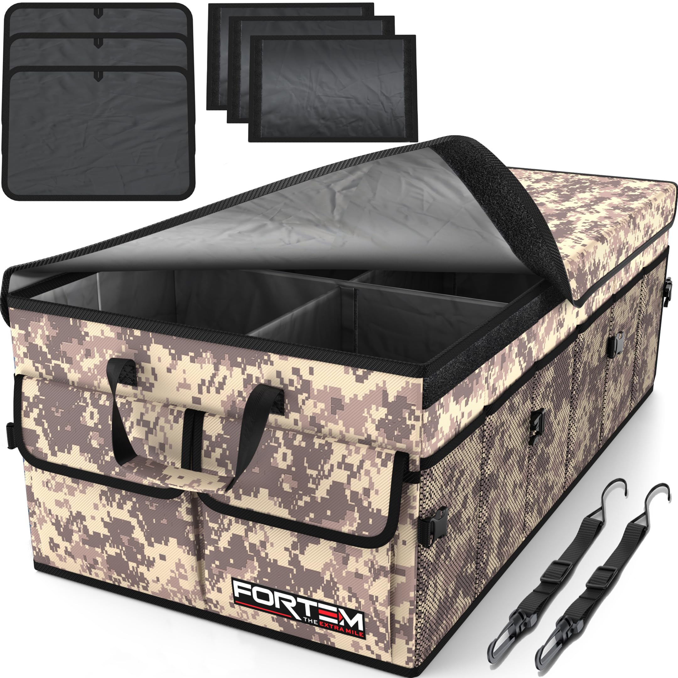 Refined Collapsible Trunk Organizer with Lid