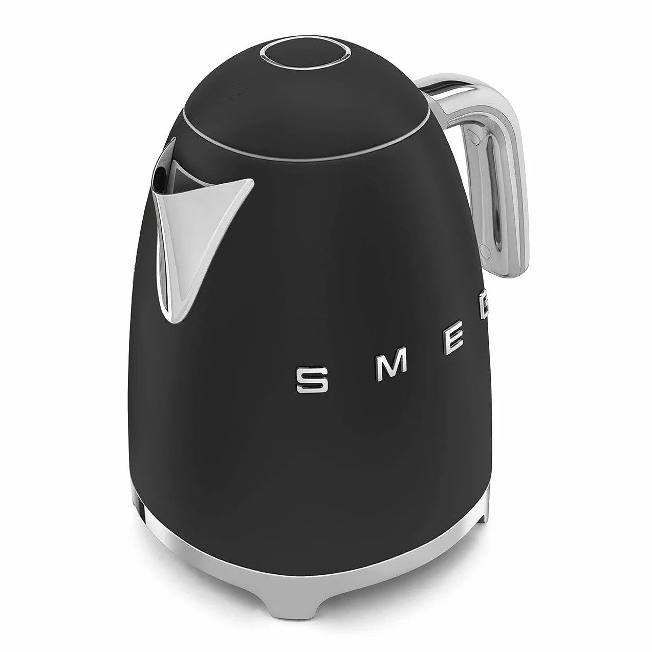 Electric Kettle 1.7L (7 Cup), Retro Hot Water Boiler for Tea & Coffee, Fast Boiling, Auto Shut-Off, Soft Open Lid, 360° Swivel Base Countertop Kettle – Matte Black (Renewed)