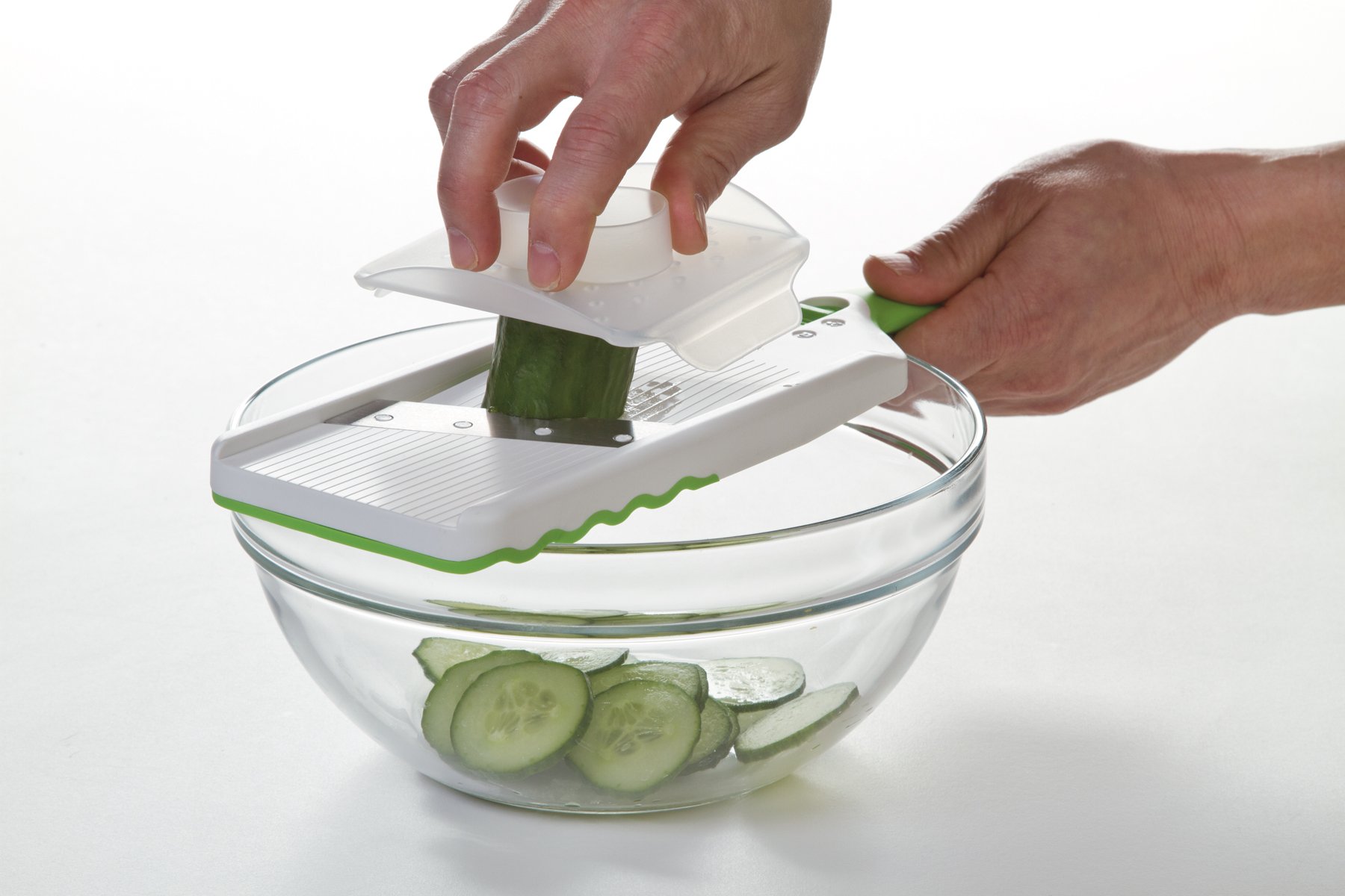 Precision Adjustable Mandoline Slicer | Green