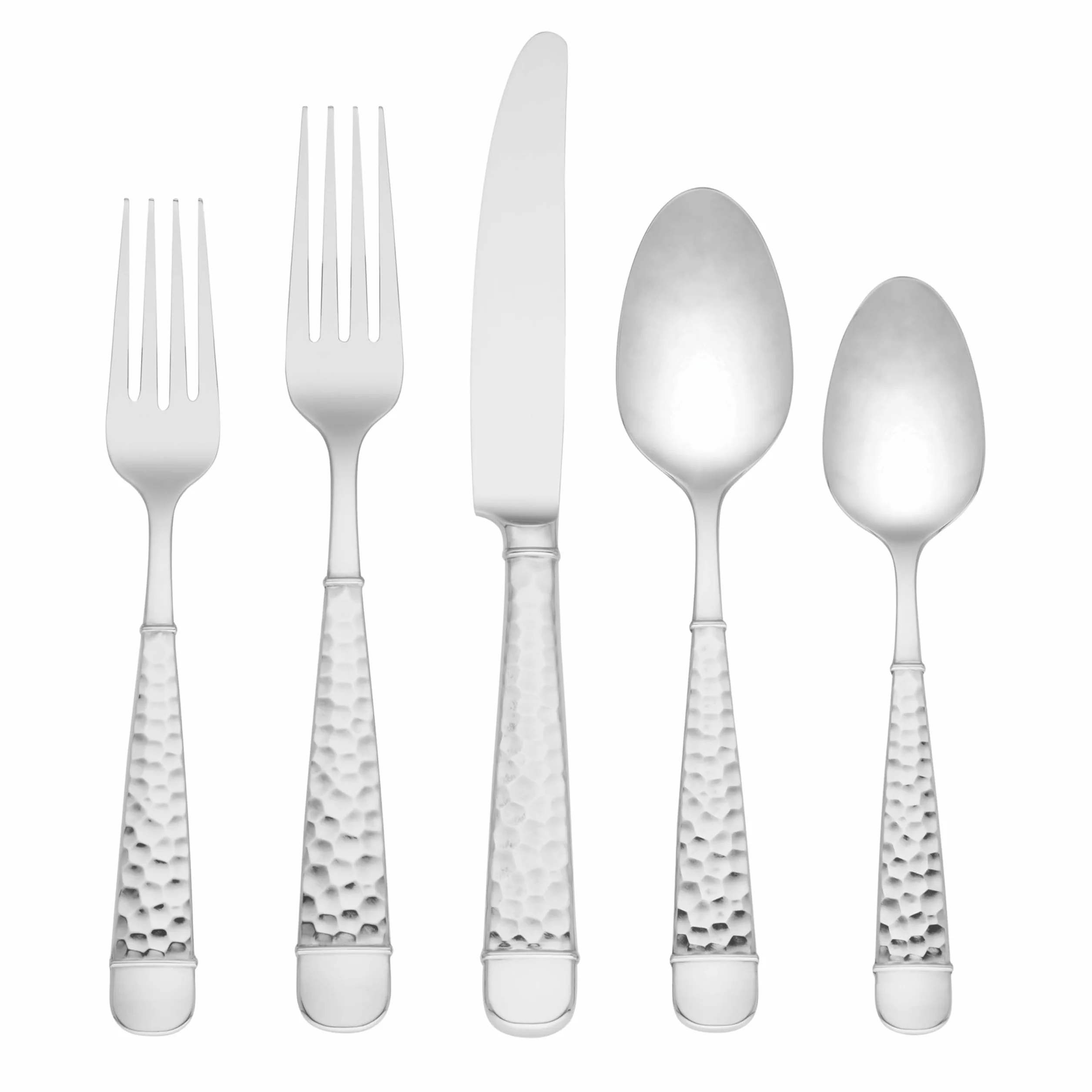 Lenox Eastwood 65-Piece 18/10 Silverware Set for 12, Flatware | silver, dishwasher safe | includes serving spoons and utensil set | heavy duty, cutlery set for kitchen and dining