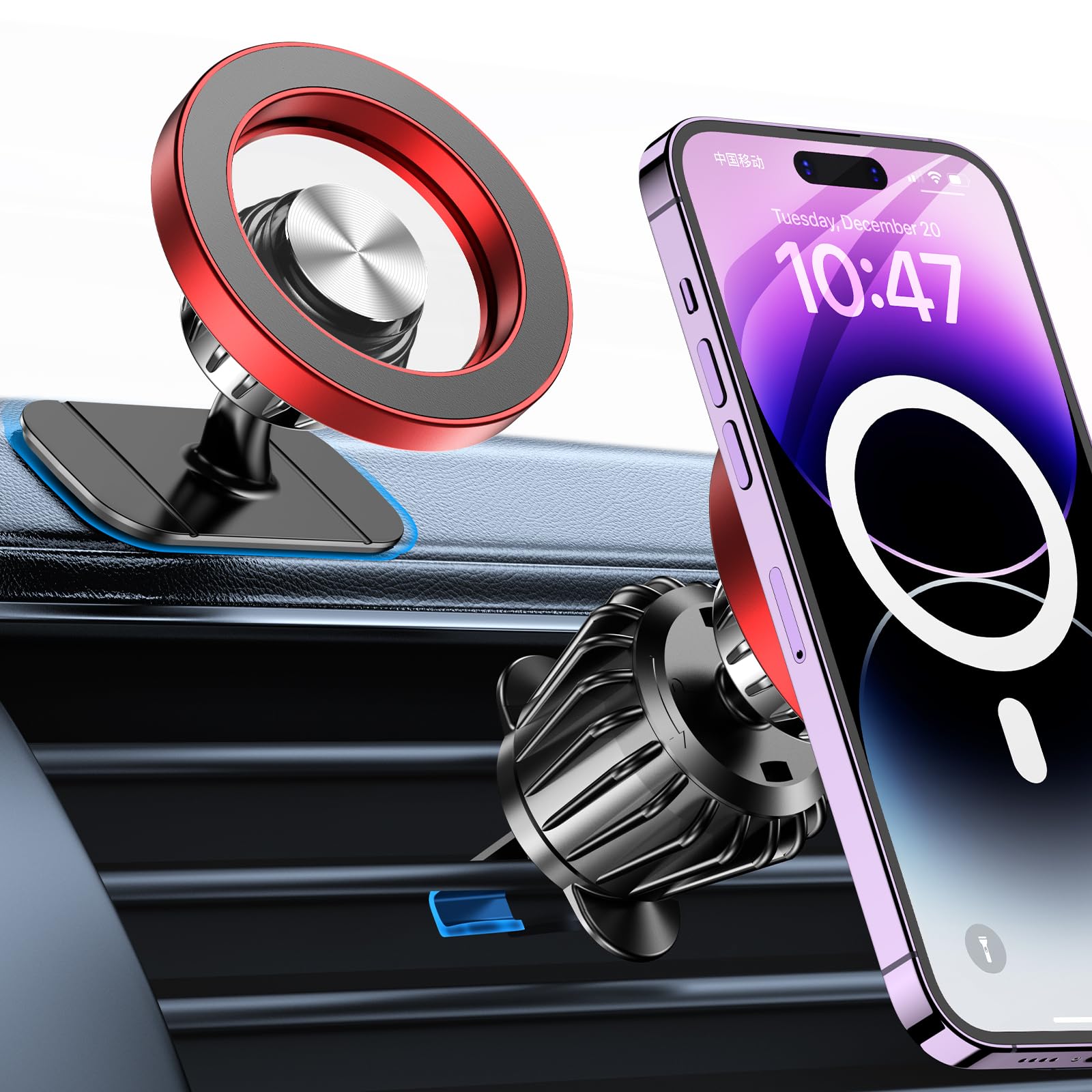 Sleek Magnetic Dashboard Phone Mount