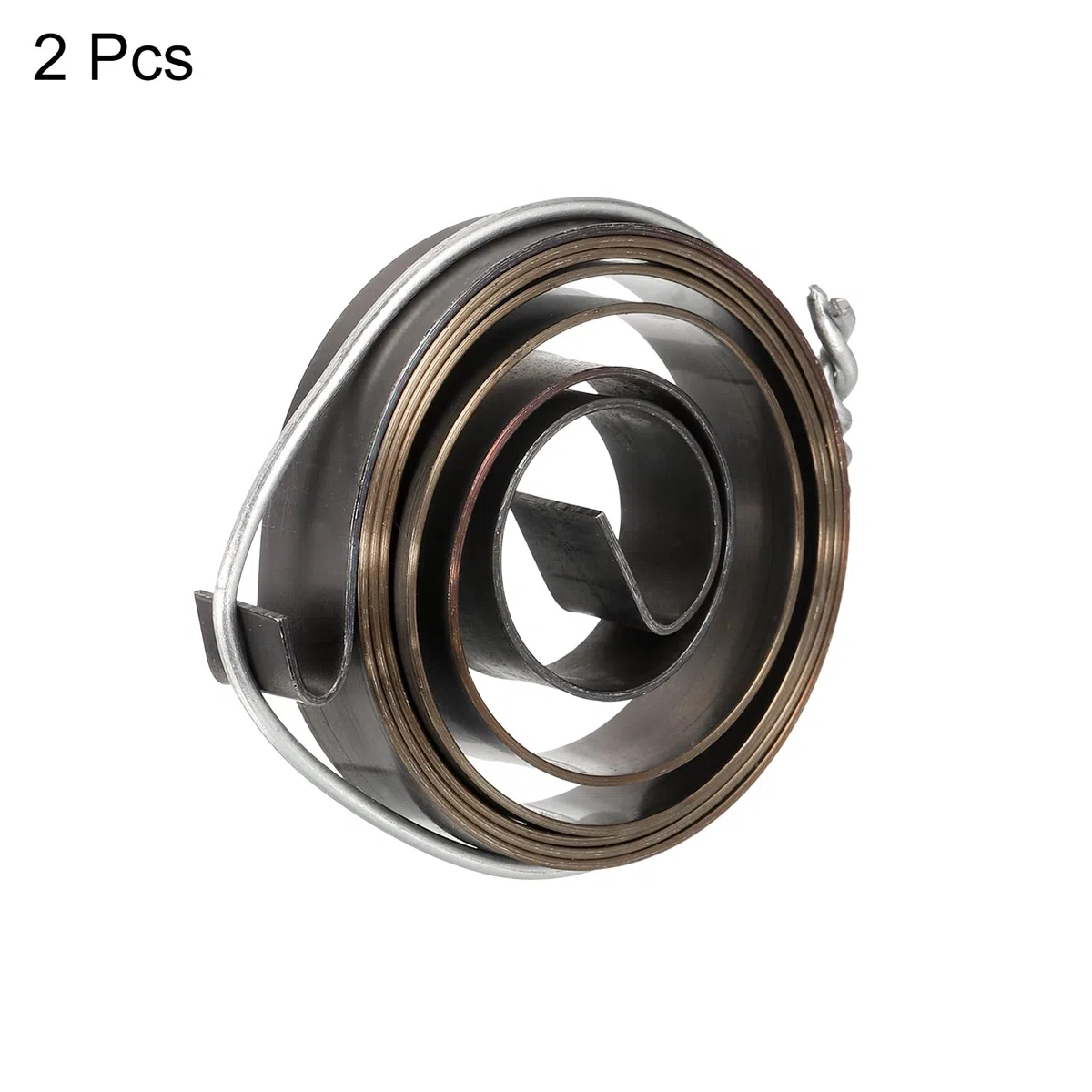 QUARKZMAN Bohrmaschinen-Federspindel Bohrmaschinen-Spindelvorschub Rückholfeder Spulenkernfeder Montagefeder Stahl Chemisch Schwarz 1100mm Ausdehnung Lang 45 x 10 x 0,8mm 2 Stück