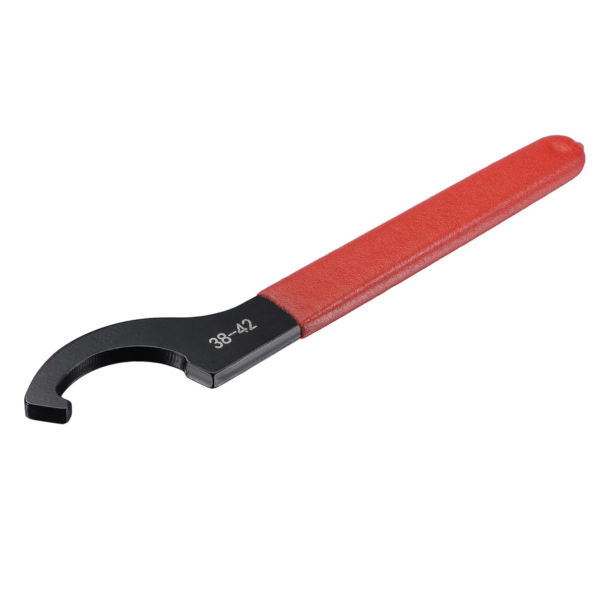 sourcing map C Hakenschlüssel Spannzangenfutter für Rundmutter, mit rutschfestem Griff 38-42mm
