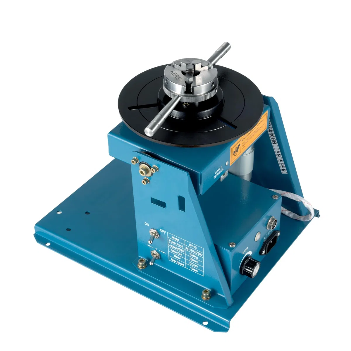 220V Schweißdrehtisch Drehtisch Manipulator Schweißpositionierer 2-10 U/min,für schweißen bis zu einem durchmesser Von etwa 10kg