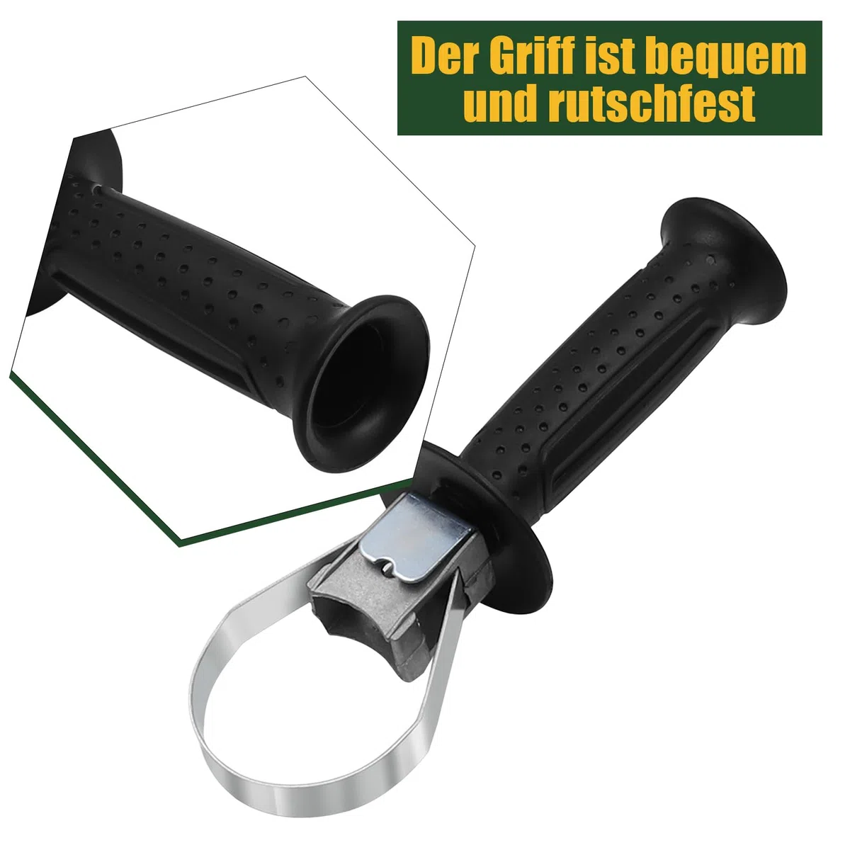 Sharplace Elektrohammer Frontgriff Abnehmbares 60 bis 65 mm Elektrowerkzeug für 26 Elektrohammer