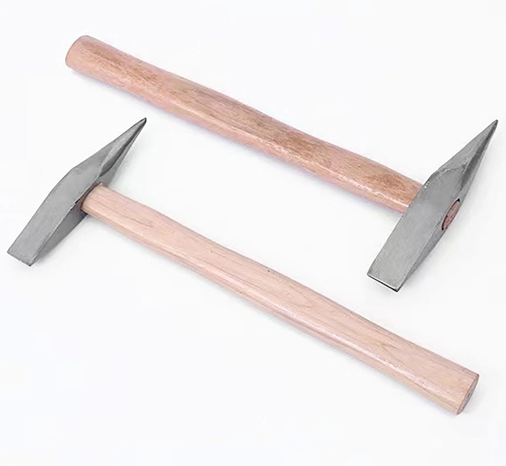 Schweißmeißelhammer, 11,8 Zoll, 0,3 kg, Zweikopf-geschmiedeter Stahl mit Holzgriff zum Schweißen und Zerkleinern von Eis (300 g)
