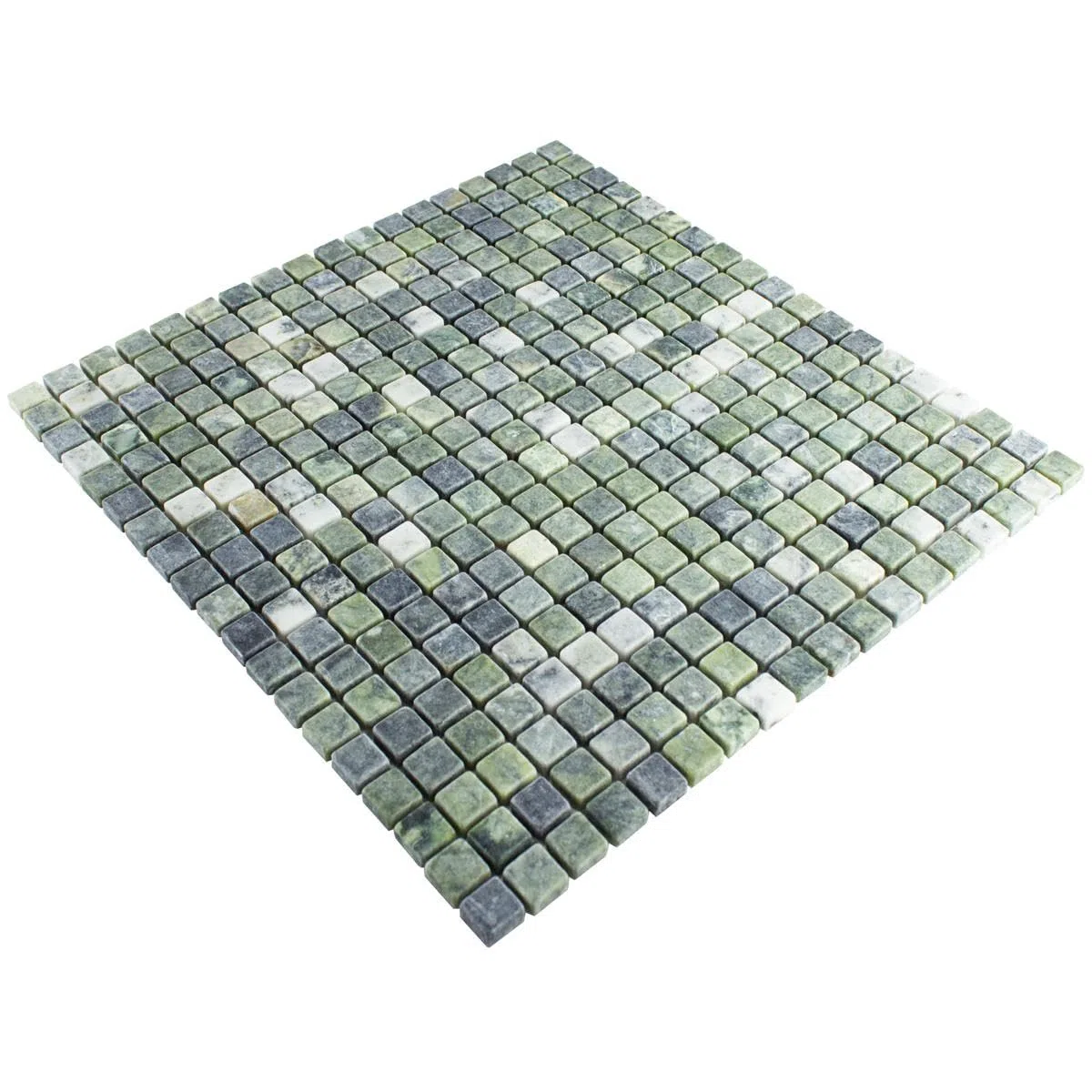 Naturstein Mosaikfliesen Marmor Mosaik Fliesen Matte Stein Grün Wand Boden Küche