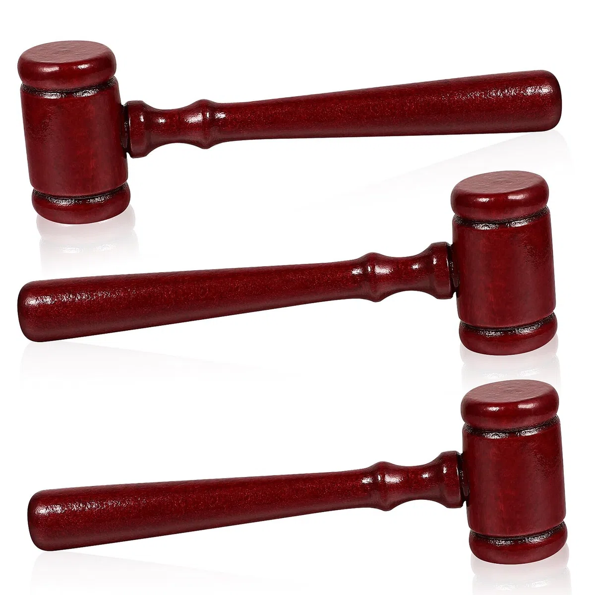 3 Stück Mini Richterhammer Aus Holz 4.33In Kinder Holzhammer Für Rollenspiel Und Dekoration Sicheres Holzspielzeug Für Kinder Ab 4 Jahren Traditioneller Richter Gavel Requisit