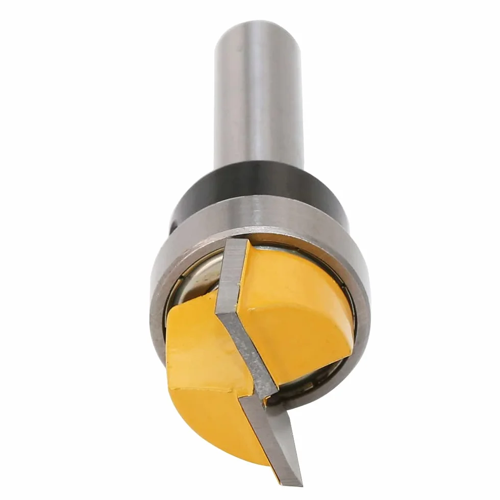 8mm Schaft Bündigfräser Kugellager Oben Bodenreinigung Holz Fräser Planfräser Hobelfräser Reinigungsfräser Bottom Bearing Flush Router Bit Oberfräser Fräser für Holzbearbeitung Fräswerkzeuge
