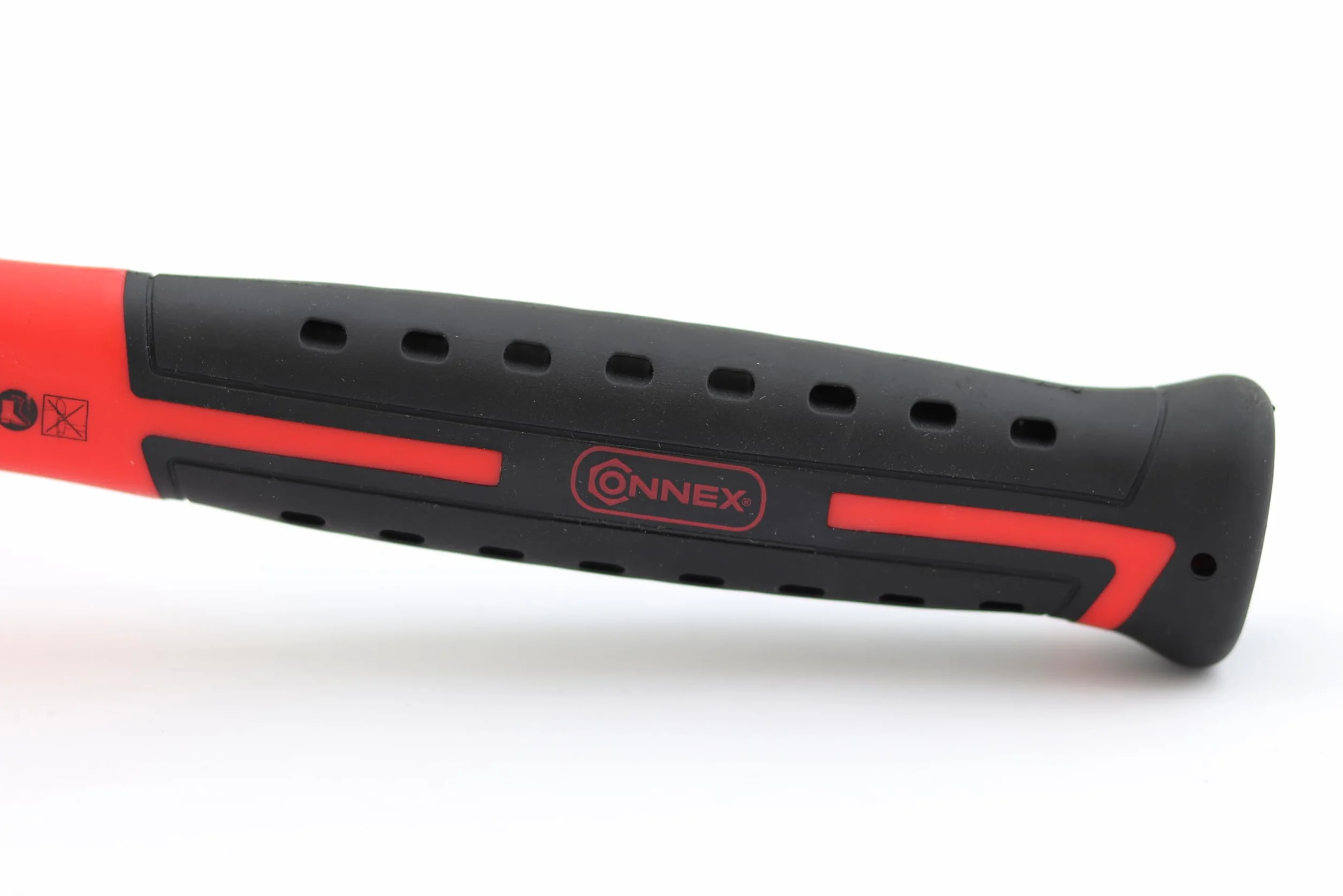 Connex Fäustel 1000 g Glasfaserstiel 2K-Gr. - rot / schwarz - Zwei-Komponentengriff - mit Glasfaserstiel / Hammer / Stahlfäustel / COX623000