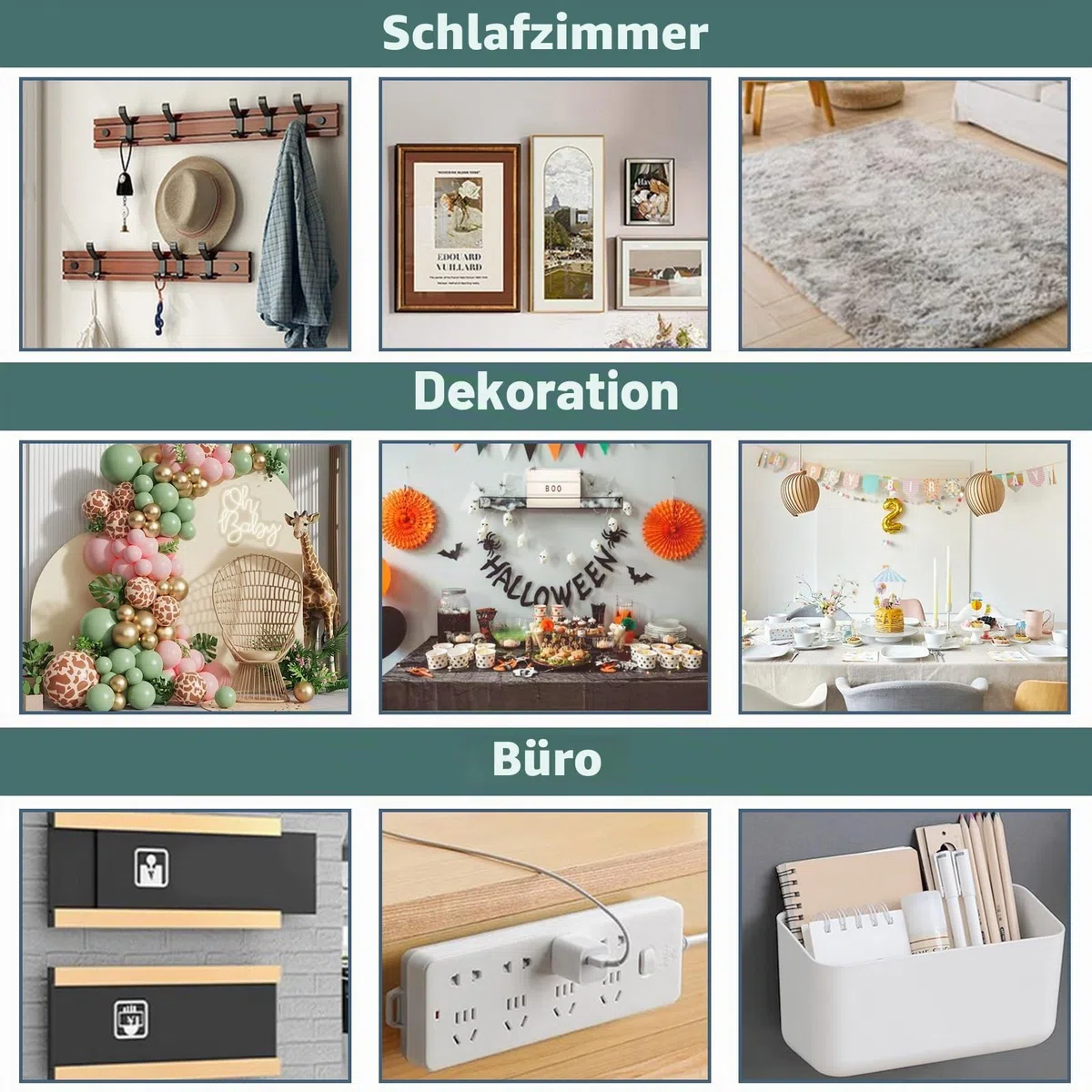 2 Rollen Doppelseitiges Klebeband Extra Stark, 20M Multifunktionales Wiederverwendbares, Spurloses Waschbares Transparent Nano Klebeband, Für Teppich, Küche, Party, Foto-Poster Doppelklebeband.
