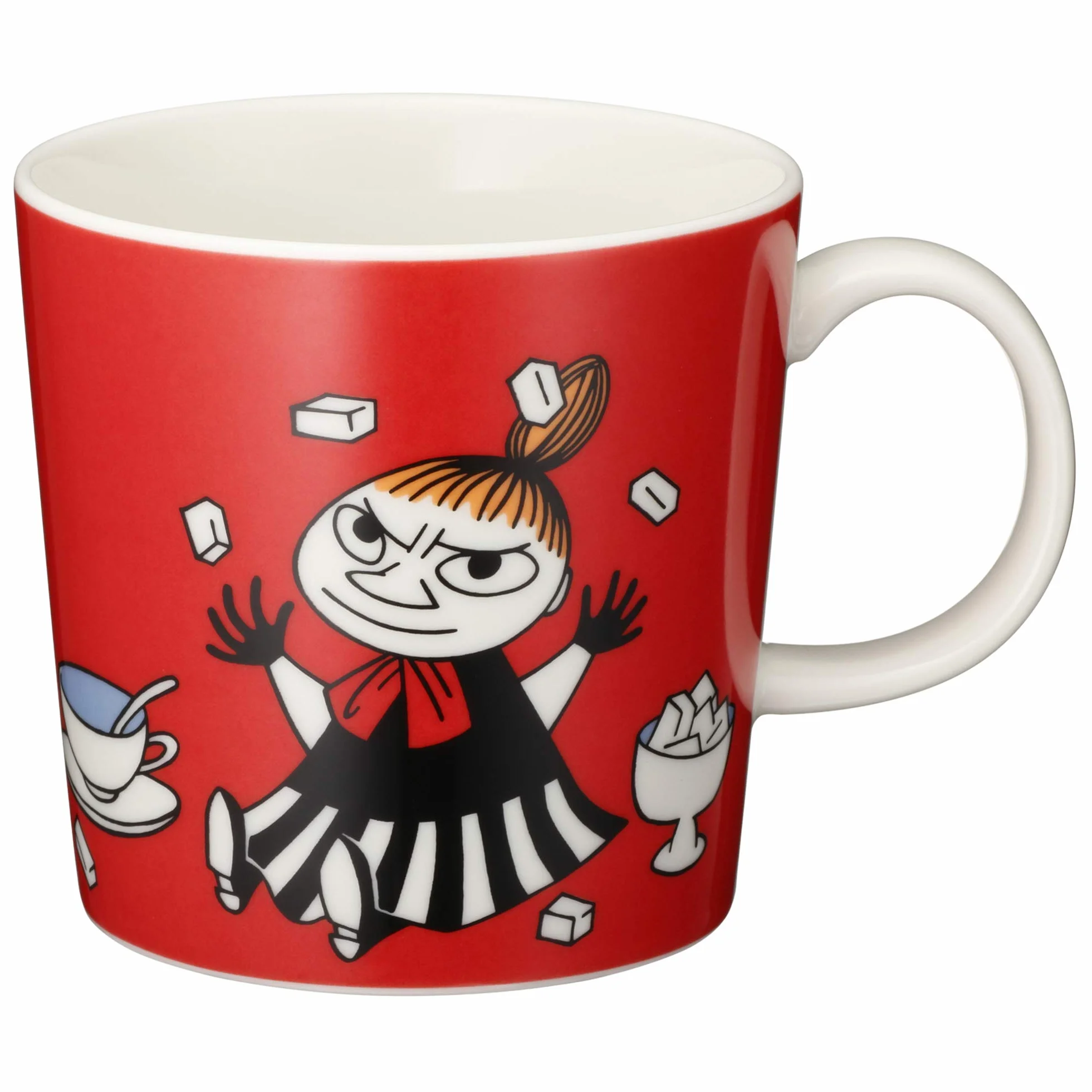 Arabia Ceramic Moomin Mug Cup 10 floz – Little My, Red