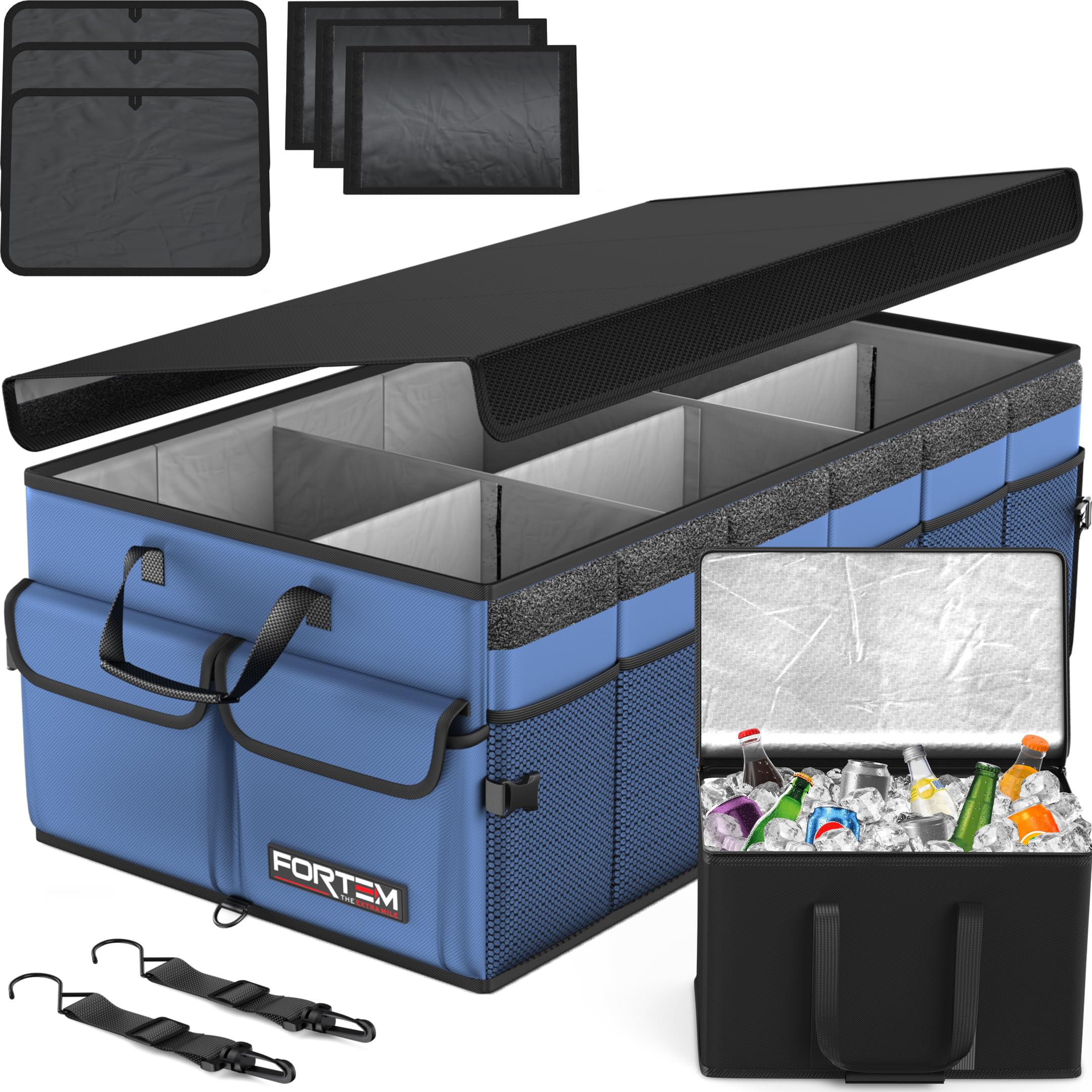 Refined Collapsible Trunk Organizer with Lid