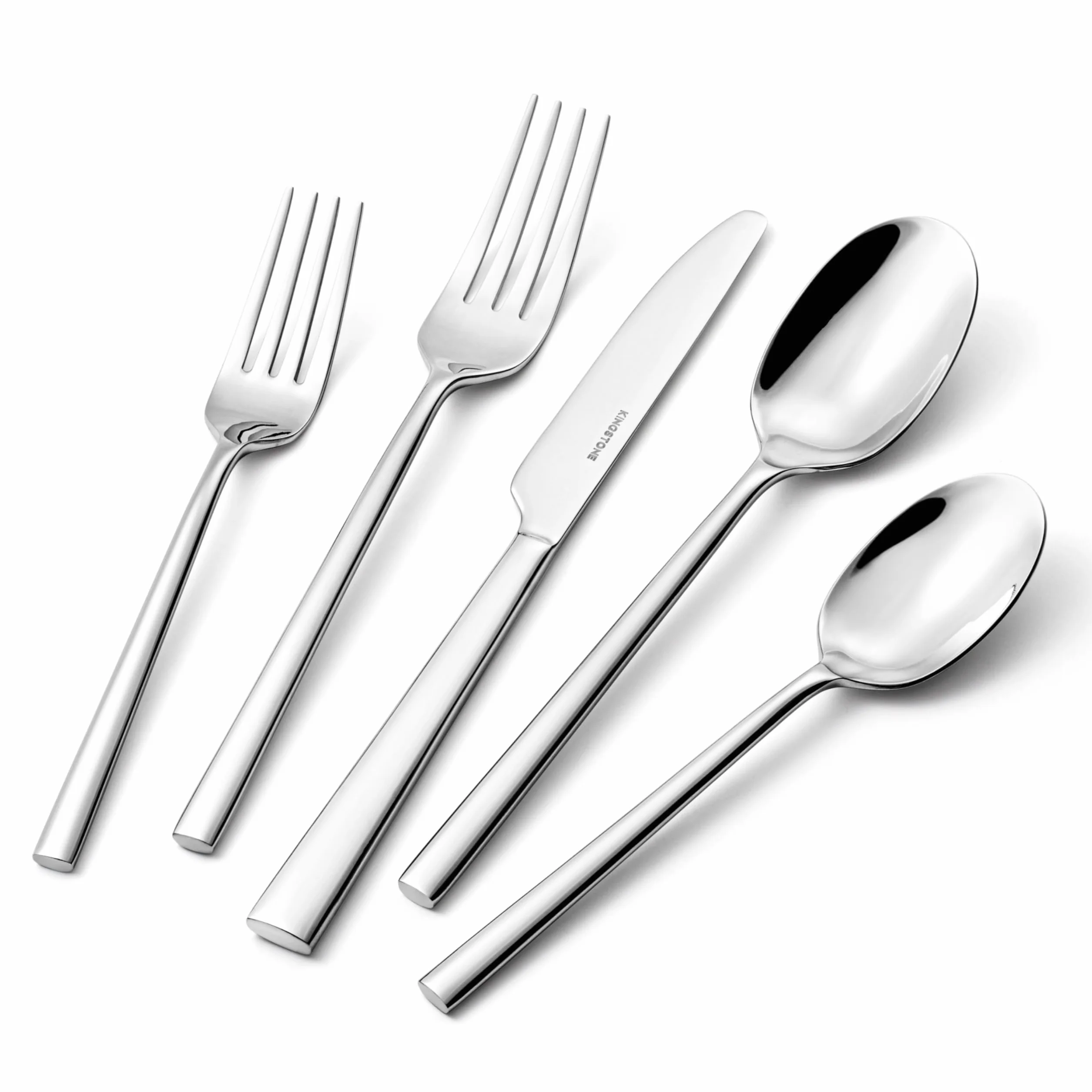 Silverware Set, 60-Piece Forged Flatware Set Cutlery Set Premium Stainless Steel, Service for 12, for Kitchen, Home, Wedding, Party, Mirror Polished and Dishwasher Safe