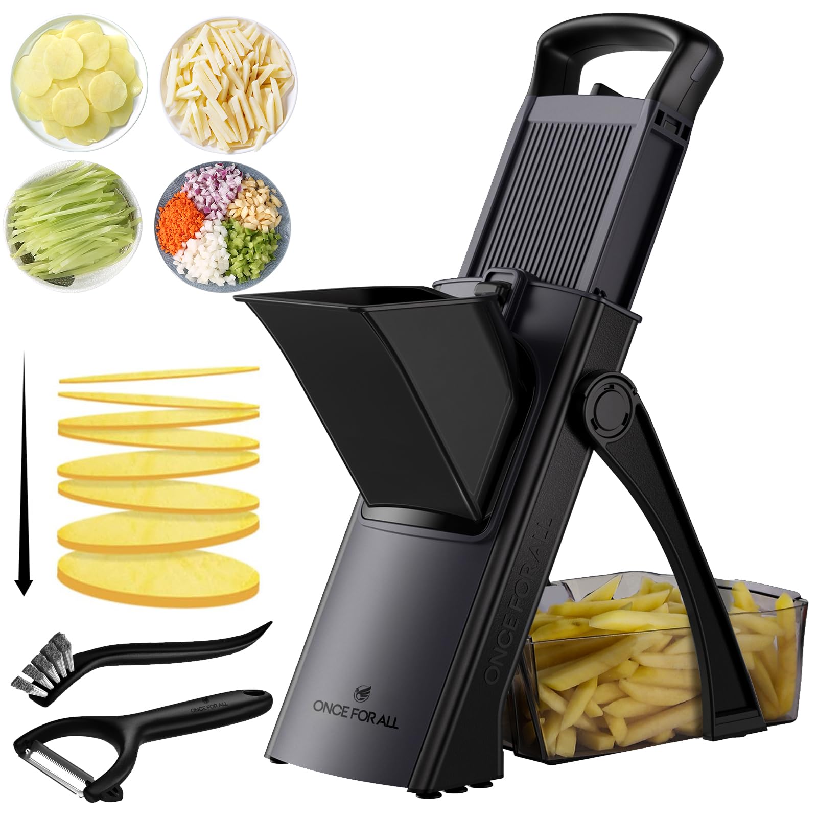 Adjustable Precision Mandoline Slicer