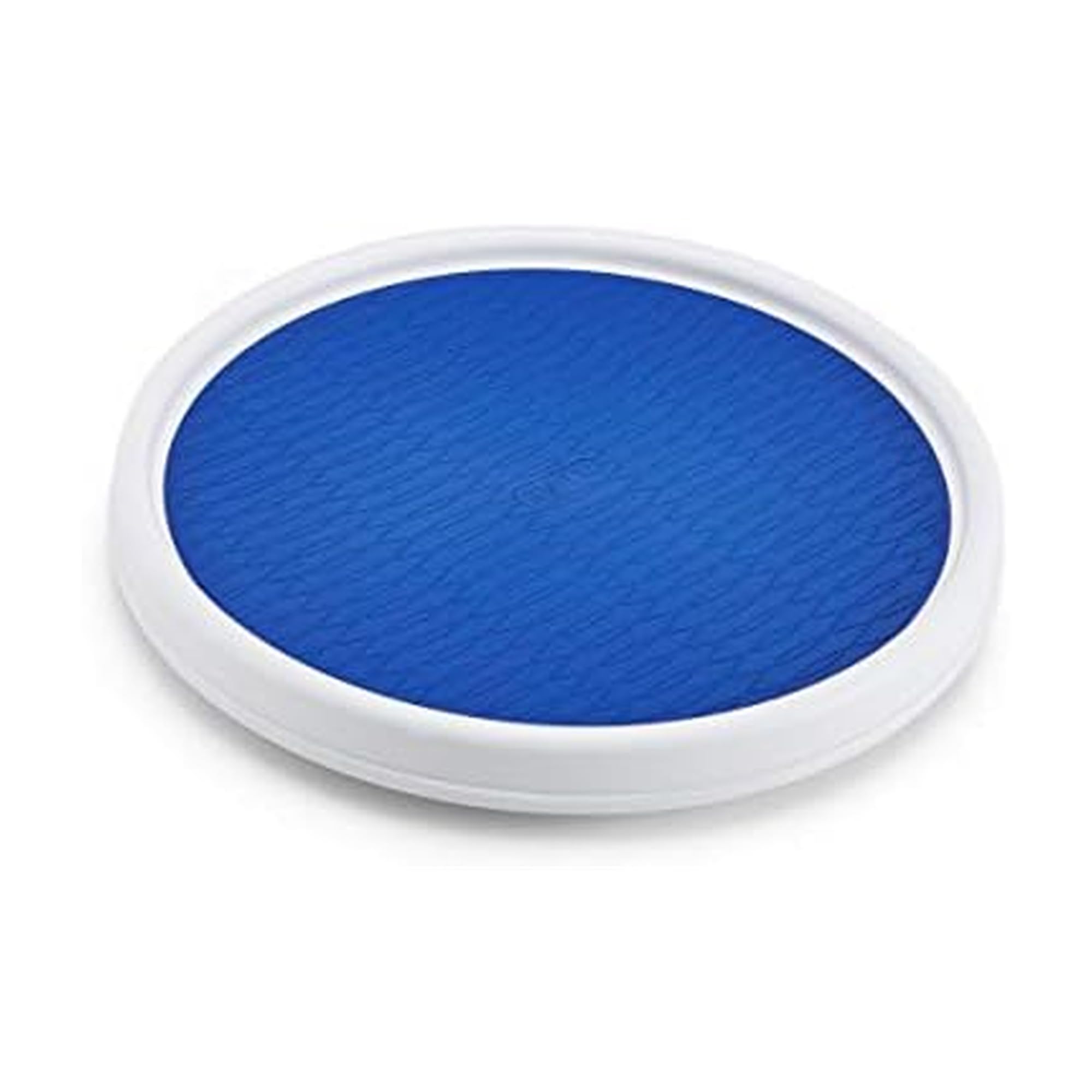 Elevated 12-Inch Rotating Storage Turntable, White & Aqua