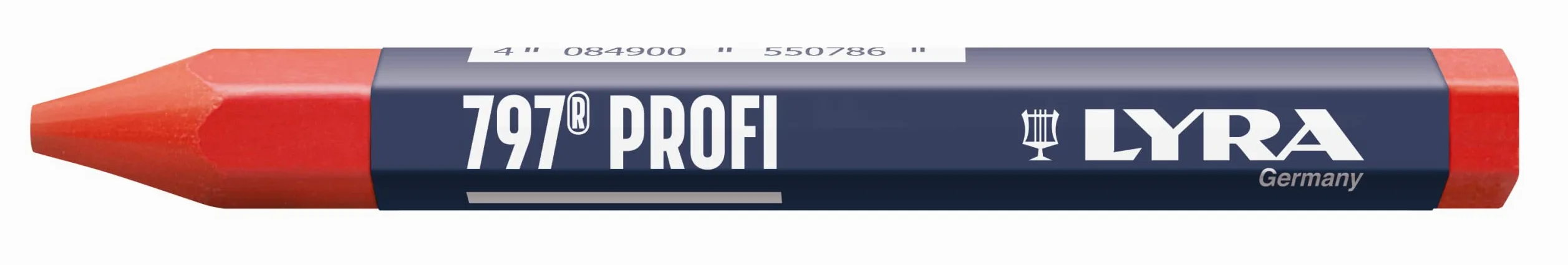 L4870017, LYRA 797® PROFI Förster- und Signierkreide (Ölbasiert) für wetterfeste Markierungen, Box mit 12 roten Kreiden