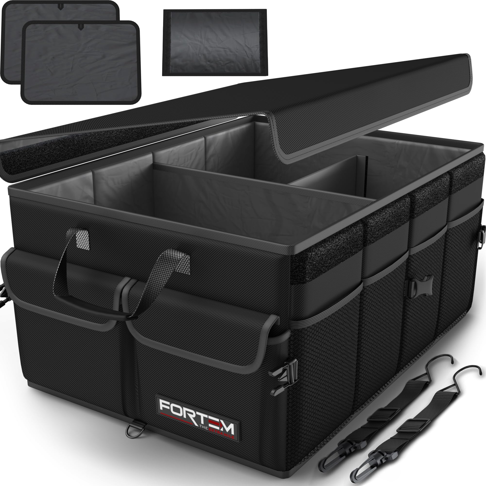 Refined Collapsible Trunk Organizer with Lid
