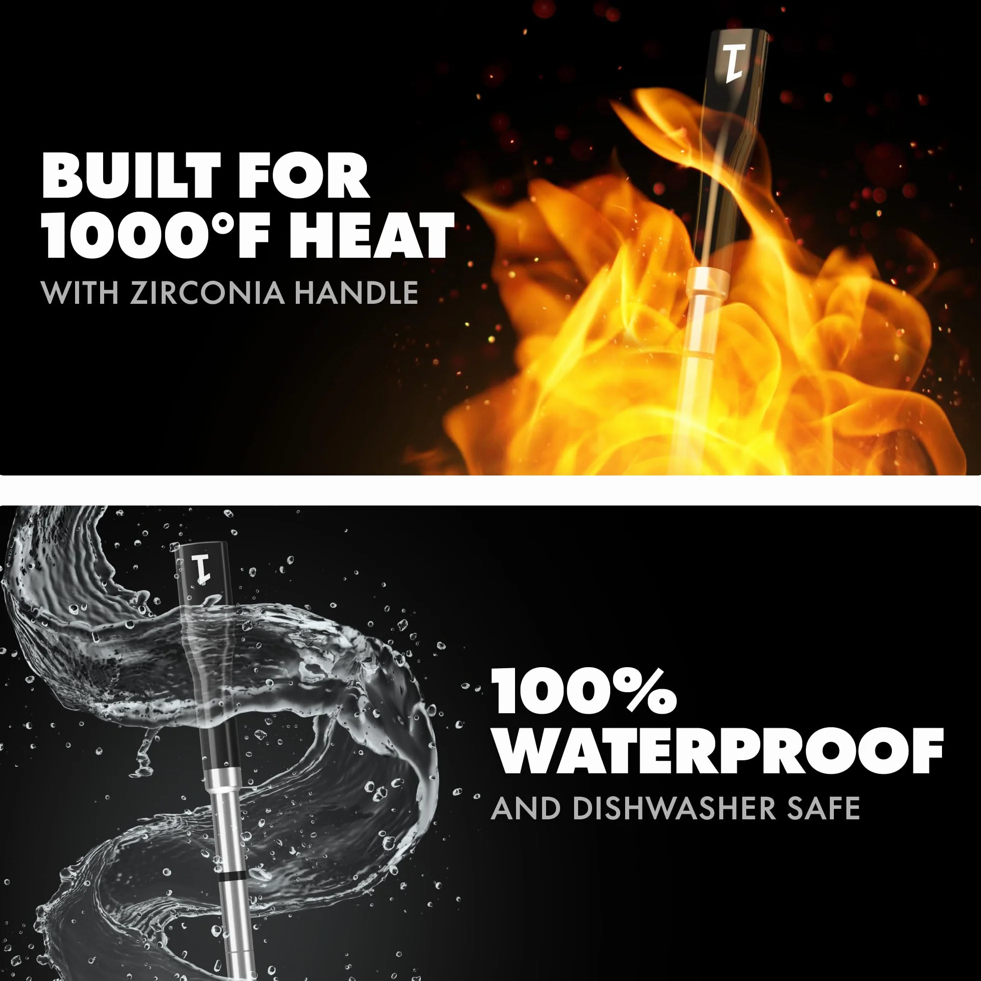 Smart Wireless Meat Thermometer | Ultra-Thin Probe | WiFi Unlimited Range | 1000°F Heat Safe | 5 Sensors | BBQ, Grill, Oven, Smoker, Air Fryer | Gen3