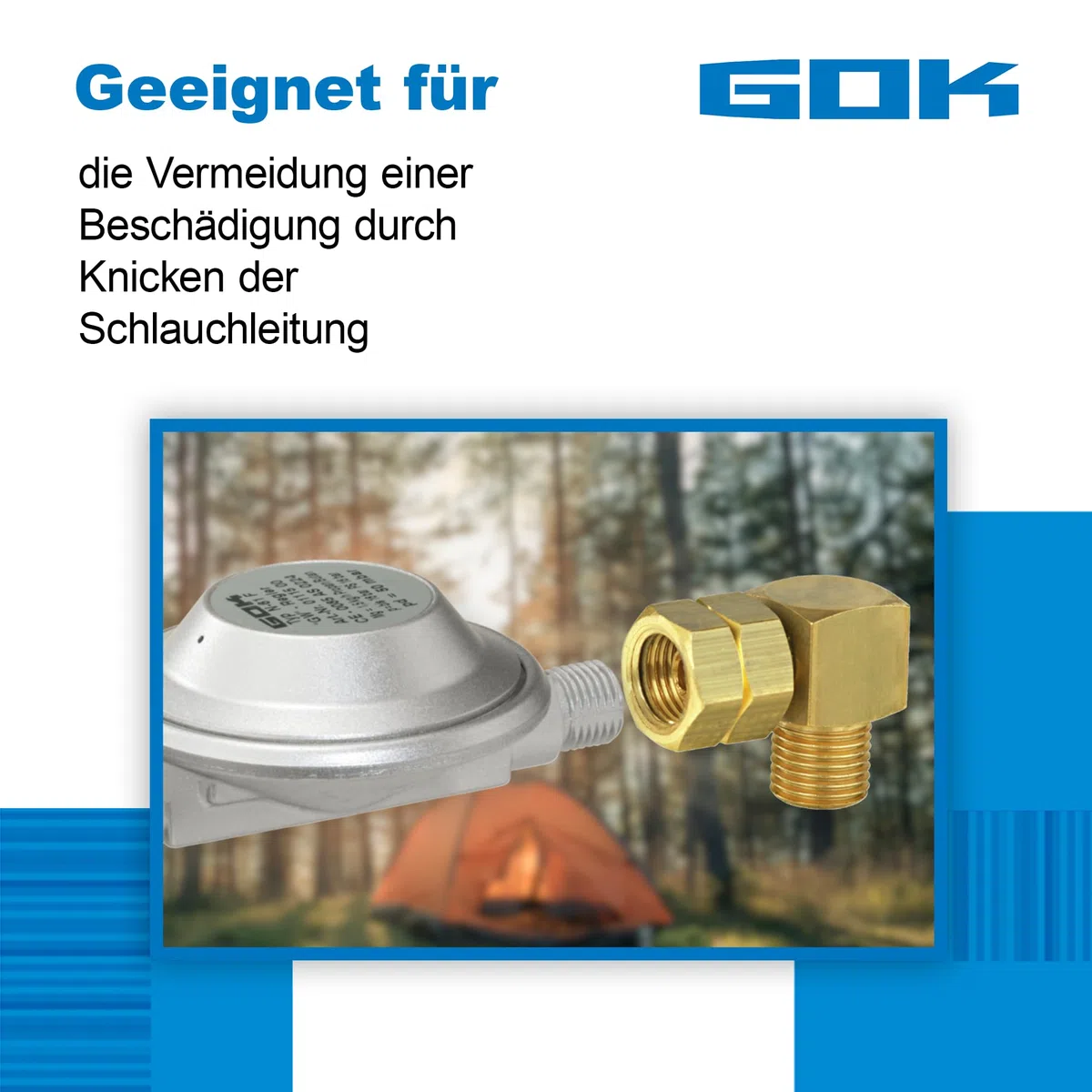 GOK Verbindungswinkel, Grösse:1/4'' Links