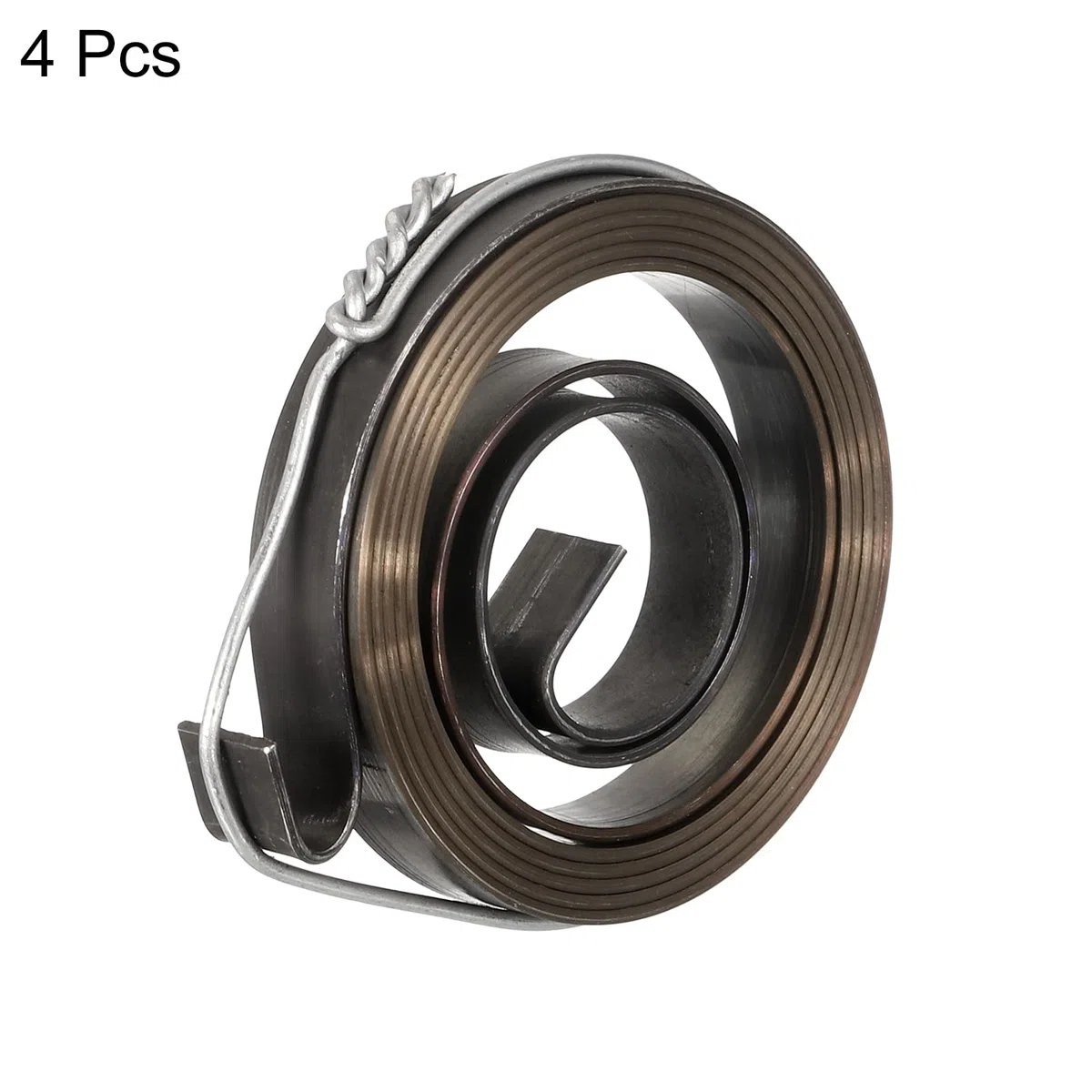 QUARKZMAN Bohrmaschinen Federspindel Bohrmaschinen Spindelvorschub Rückholfeder Spulenkörperfeder Montagefeder Stahl Chemisch Schwarz 680mm Ausdehnung Lang 34 x 6 x 0,65mm 4 Stück