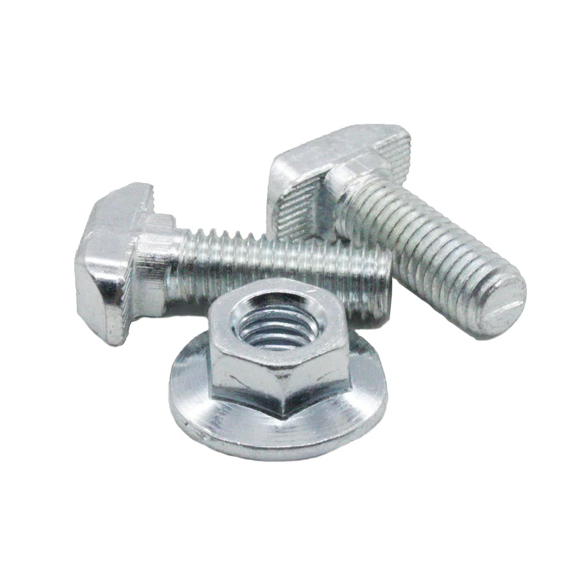 10 Stk Hammerschraube M8x25, für Nut 10,Stahl 8.8 verzinkt