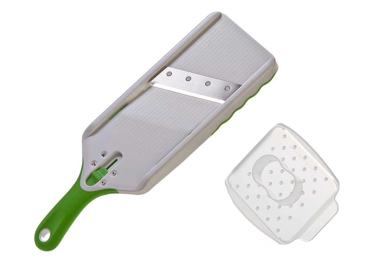 Precision Adjustable Mandoline Slicer | Green