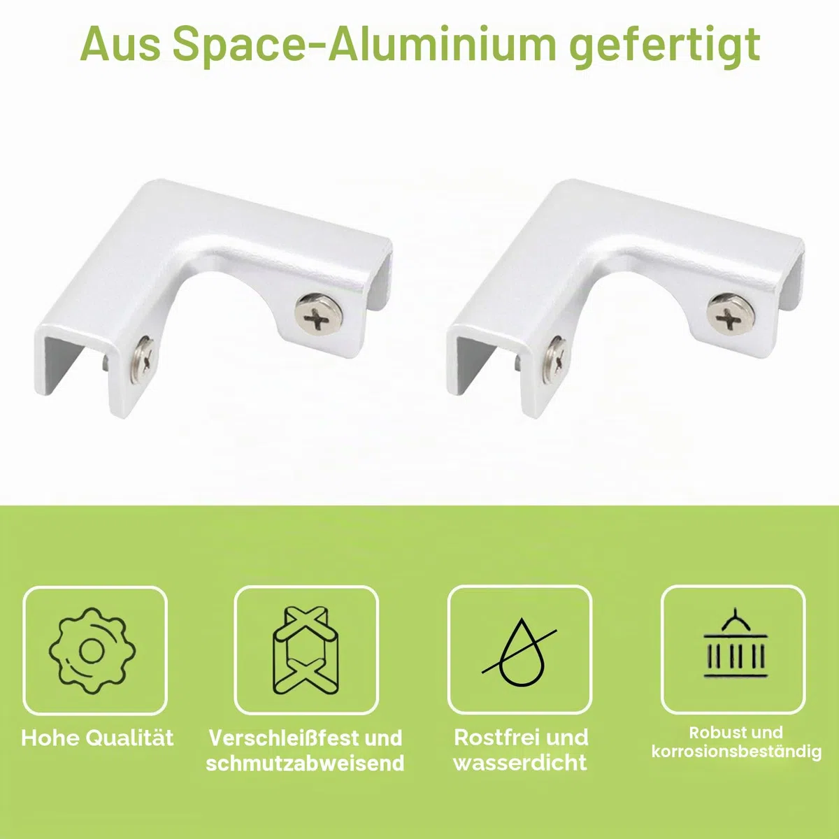 Aluminiumlegierung Glasklemme, 4 Stück, 90 Grad Einstellbar für Aquarien, Glas-Windschutz, Glas-Vitrine, 4-7 mm Dicke